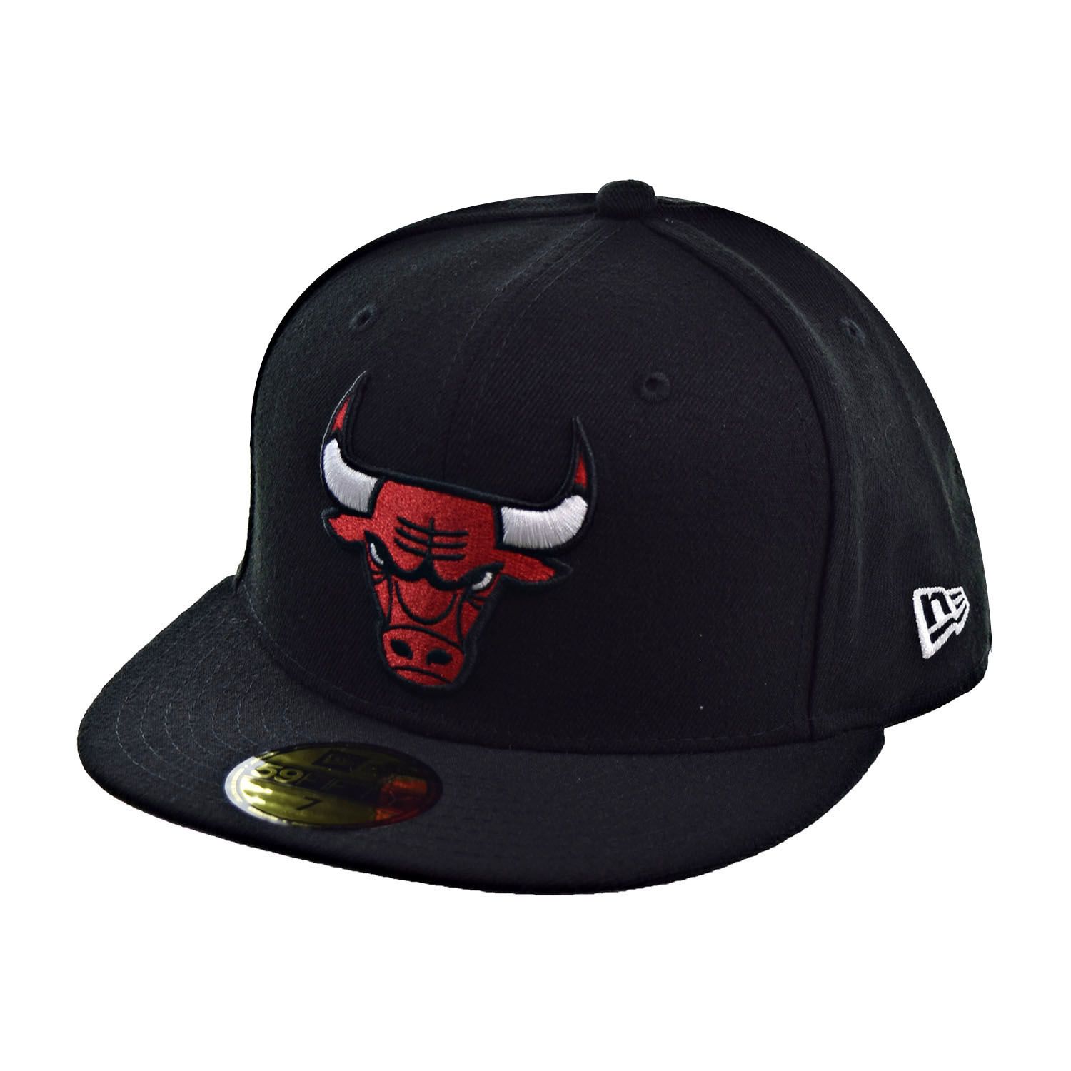 New Era Chicago Bulls 59Fifty Men's Fitted Hat Cap Black-Red-White | eBay