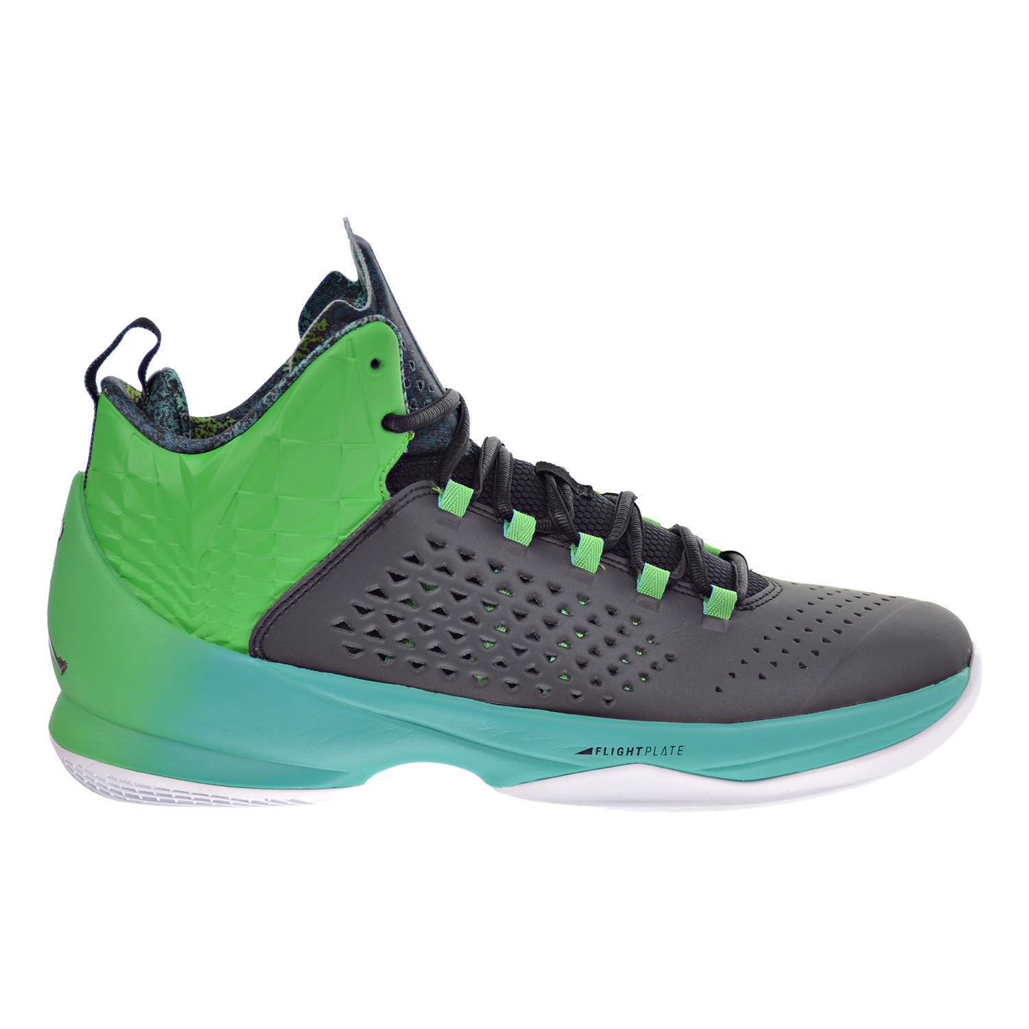 Jordan Melo M11 Men's Shoes Black/Black/Light Green/Spark 716227-008 | eBay