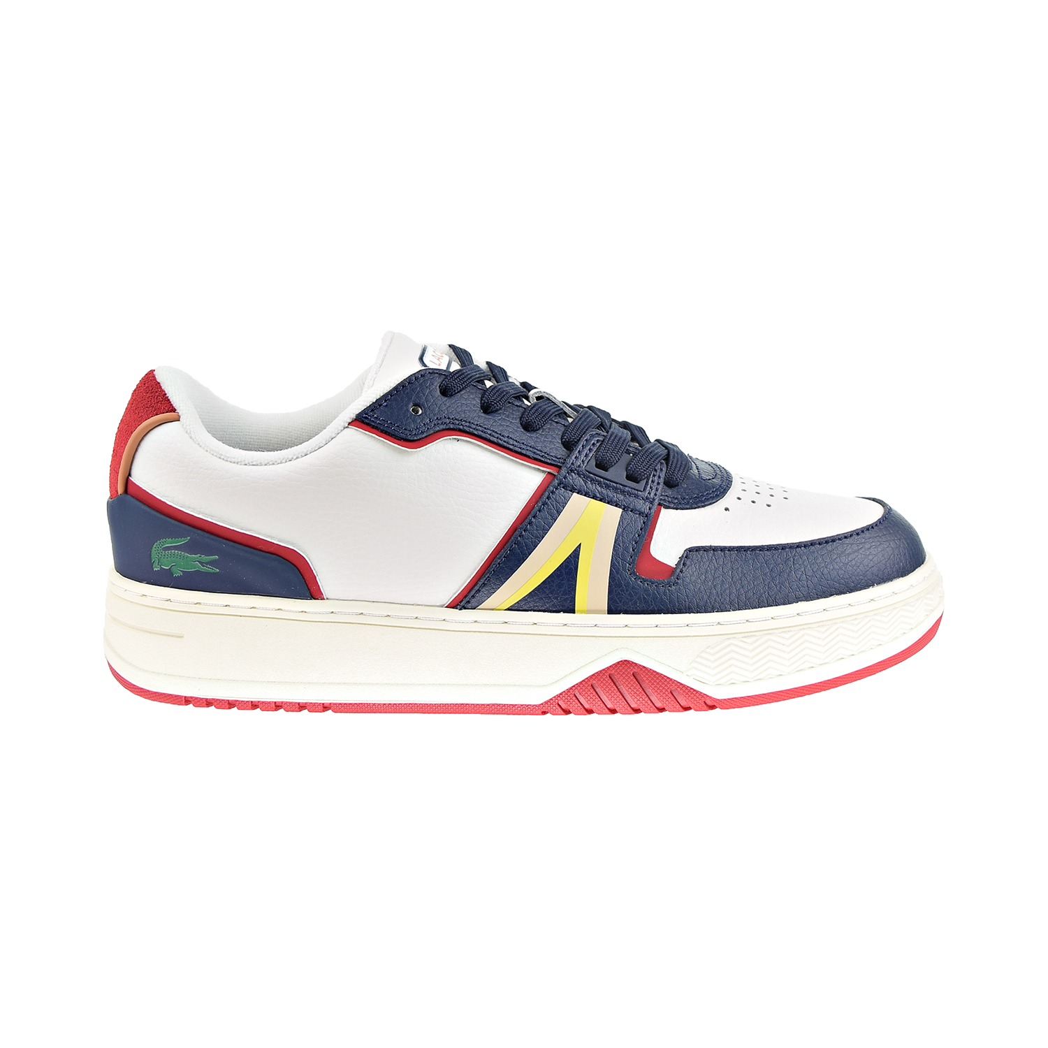 LACOSTE テニスシューズ ホワイト/レッド／ブルー LACOSTE ラコステ メンズ AG-LT23 ULTRA MC 1242 SMA レッド(RS7