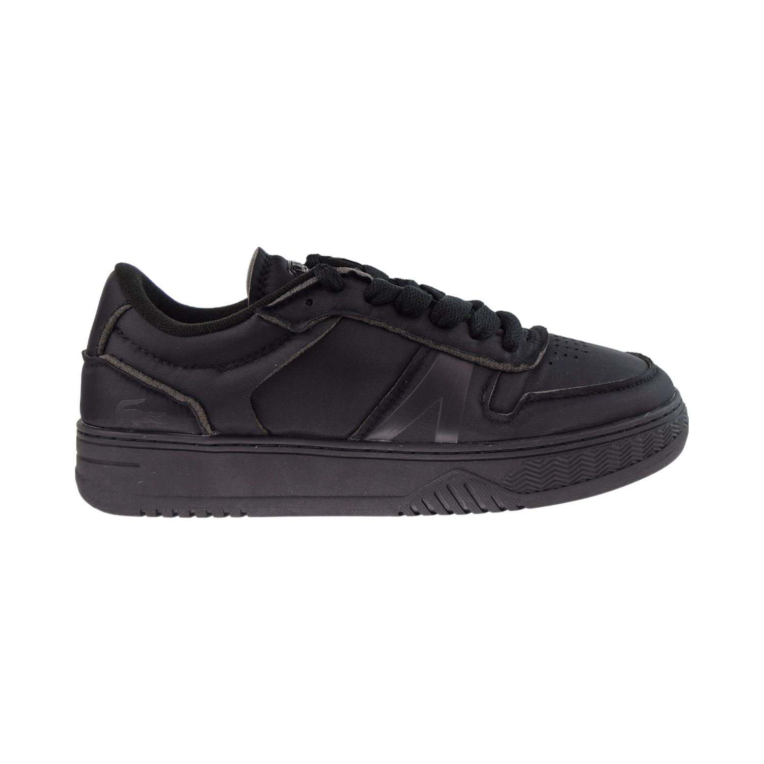 LASCOWIEC【CD】ブラックメタル black l Lacoste L001 Crafted 123 2 Textile Men's Shoes Black 745SMA0077