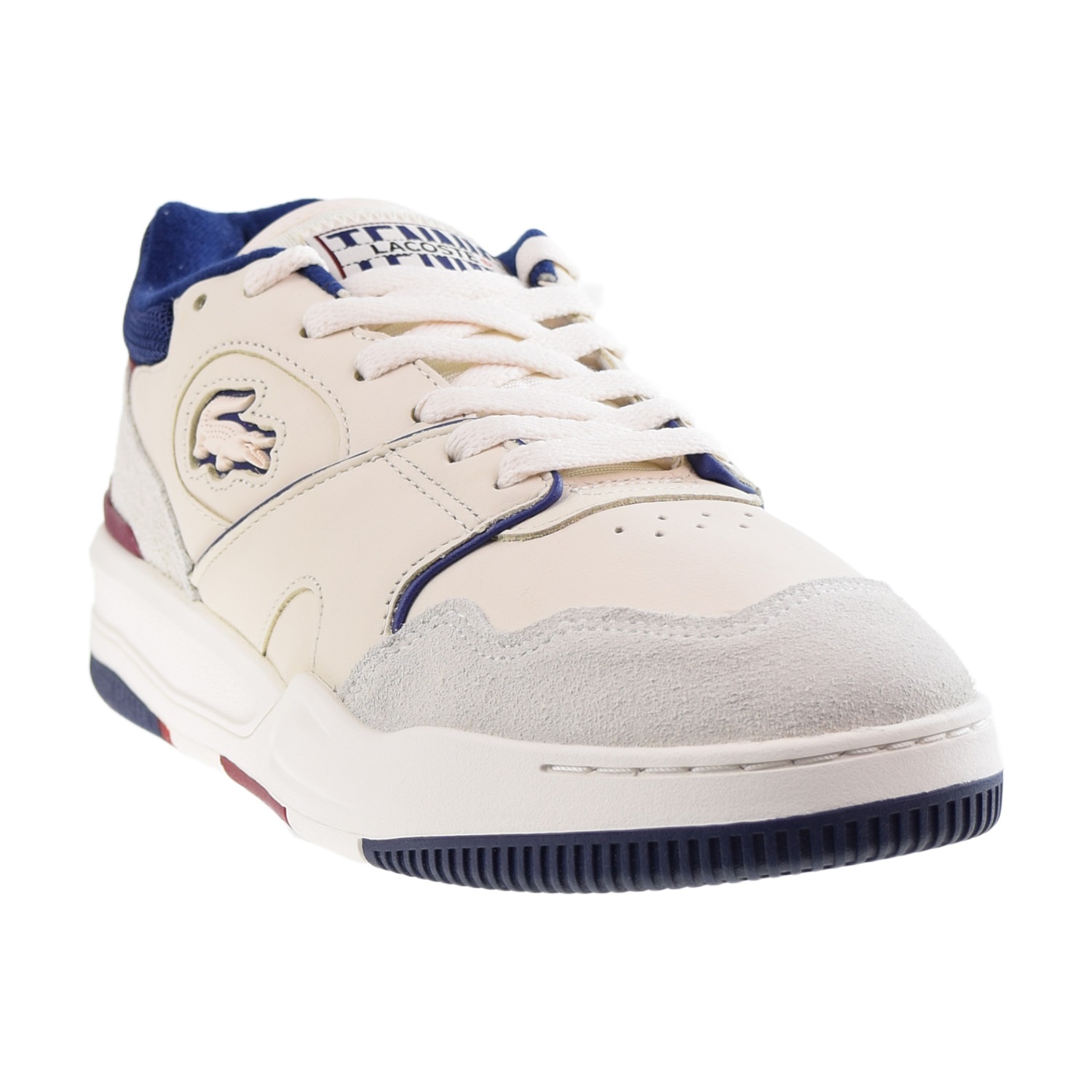 Lacoste Lineshot 223 3 SMA Men's Shoes Off White-Navy 746SMA0088
