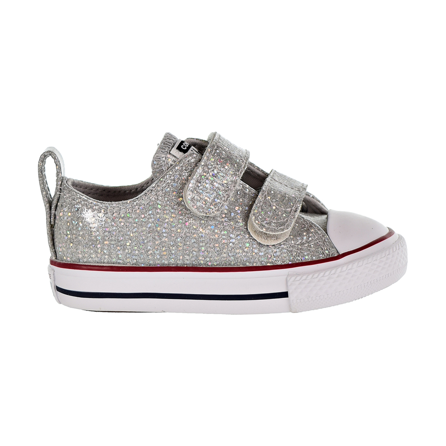chuck taylor all star hook and loop sparkle low top