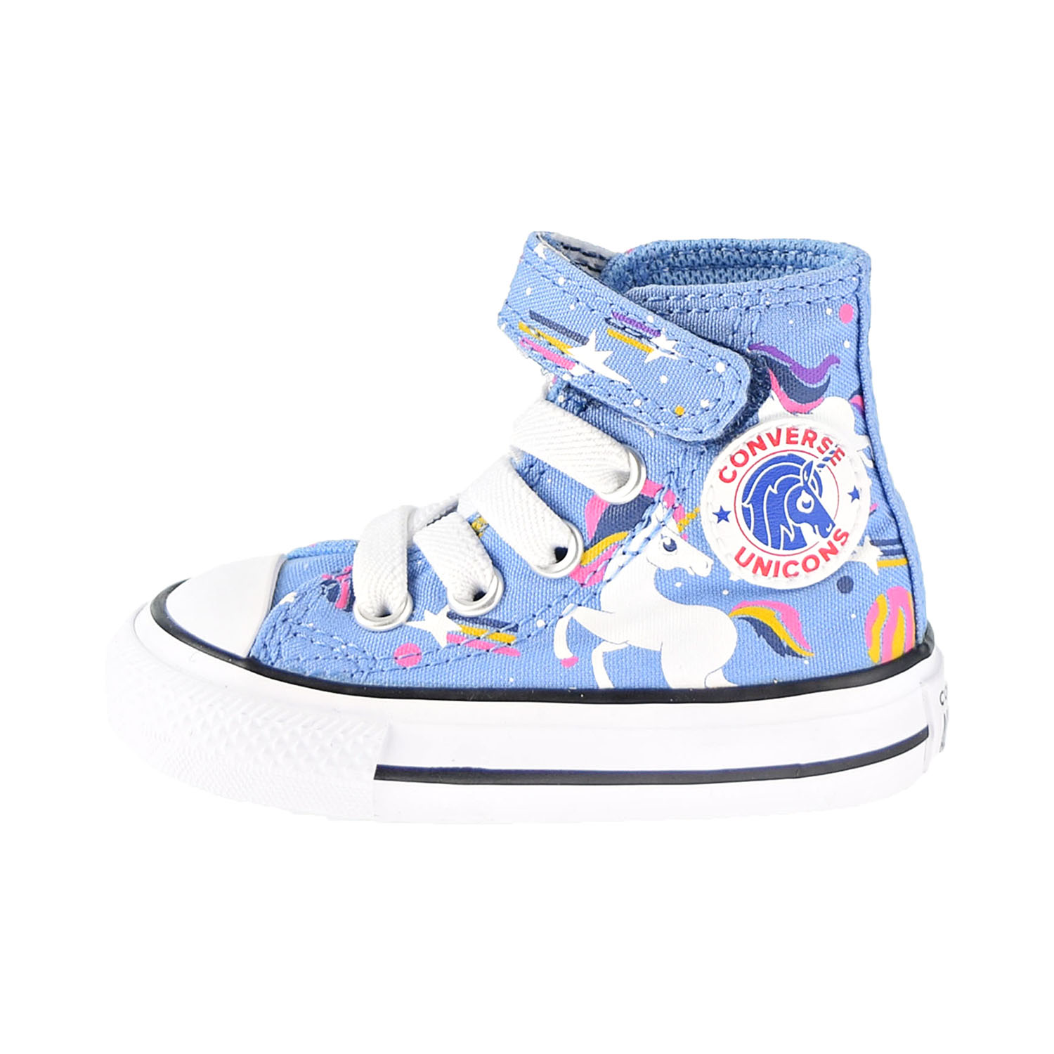 Converse Chuck Taylor AS Unicorns Hook And Loop Hi Toddler Shoes Blue 765473C | eBay