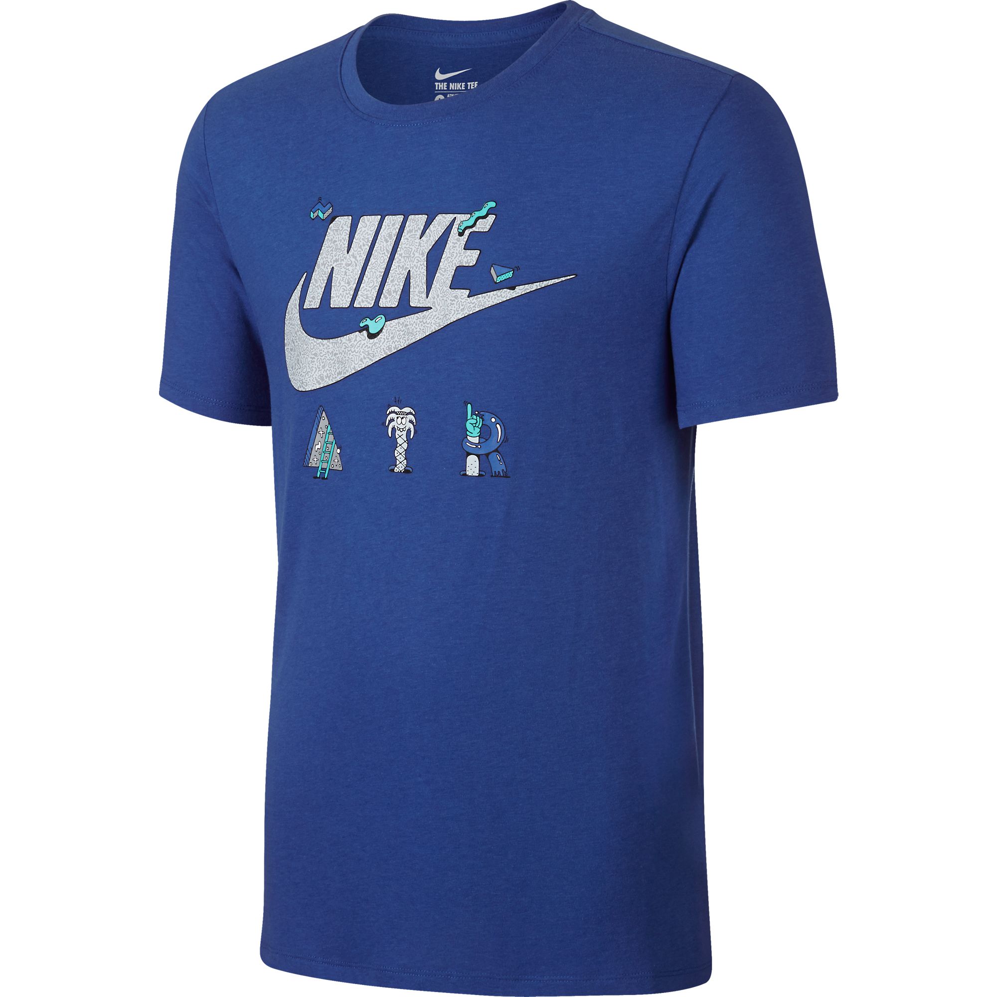 Nike Air Print Men's T-Shirt Royal Blue 779838-480 | eBay