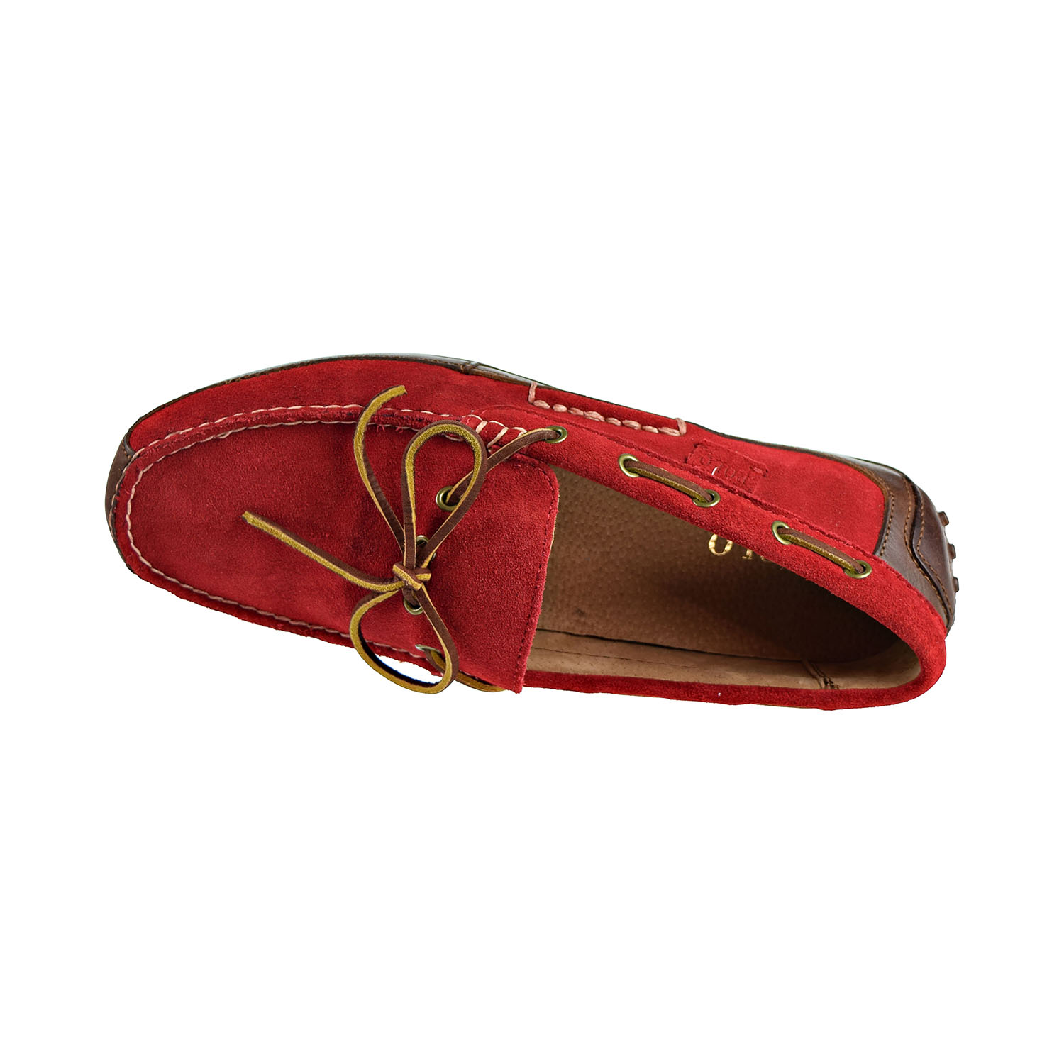 Red hot sale polo loafers