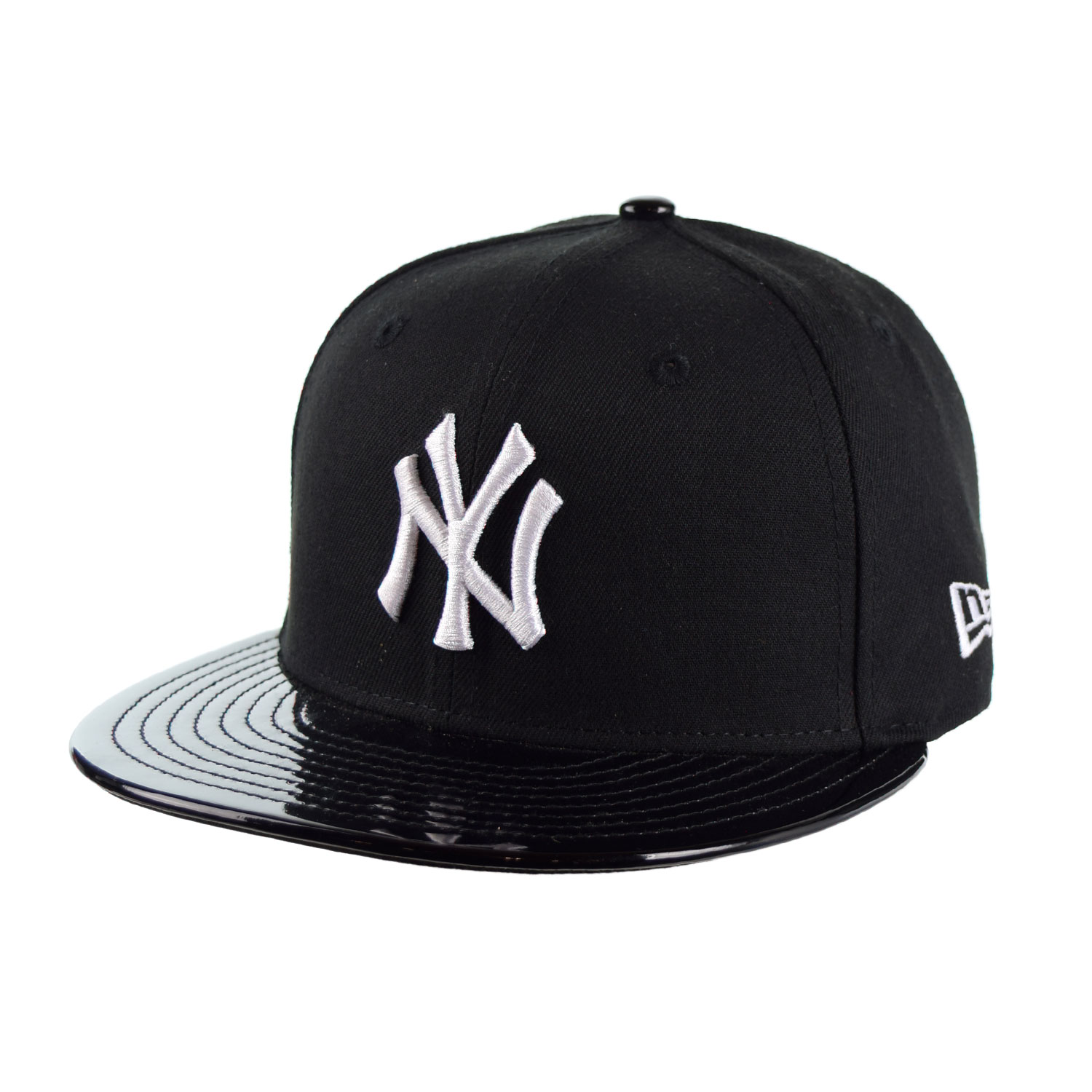 New Era New York Yankees Retro Hook 59Fifty Fitted Cap Black-White ...