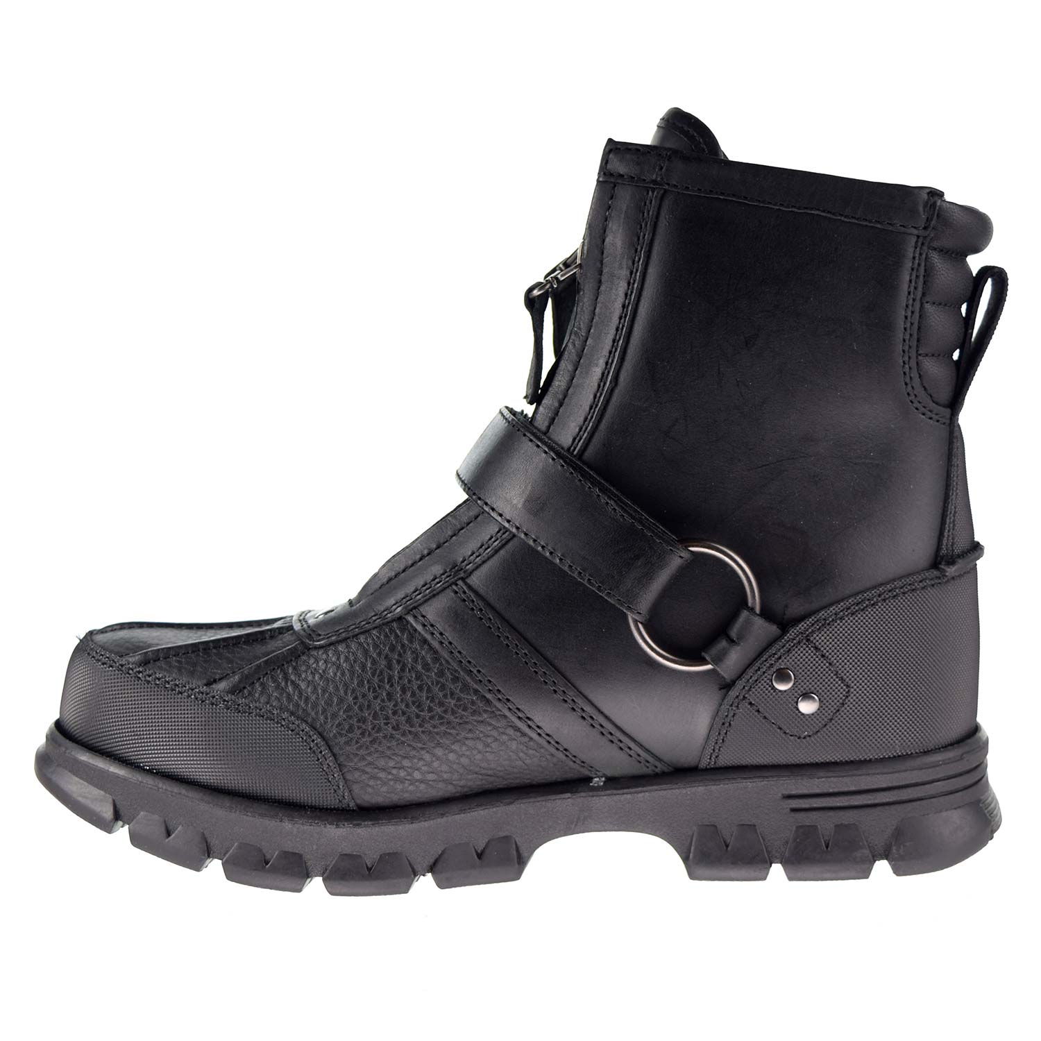 Polo Ralph Lauren Conquest Hi III Men's Boots Black 812741873-001 | eBay