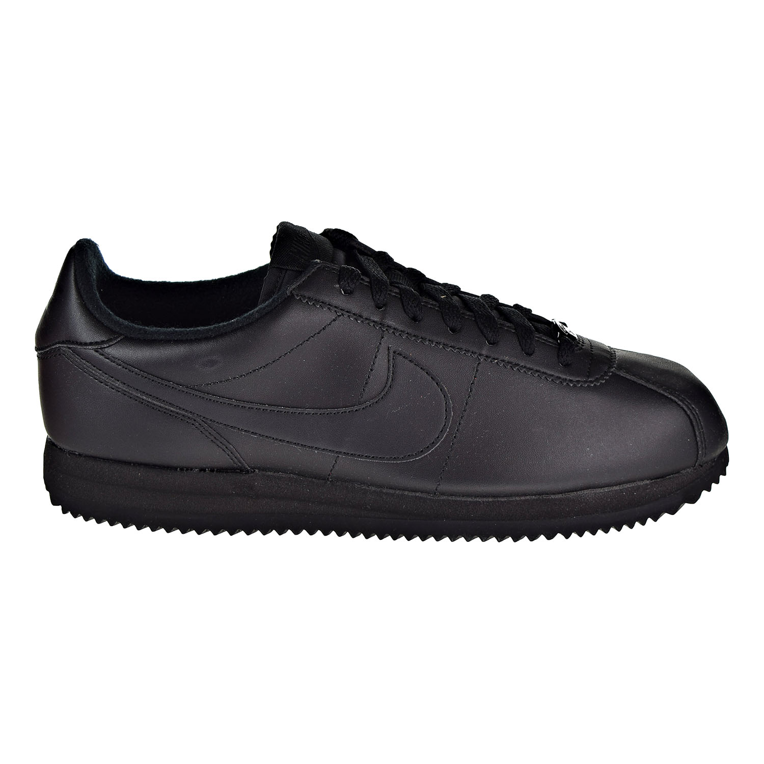 nike cortez all black leather