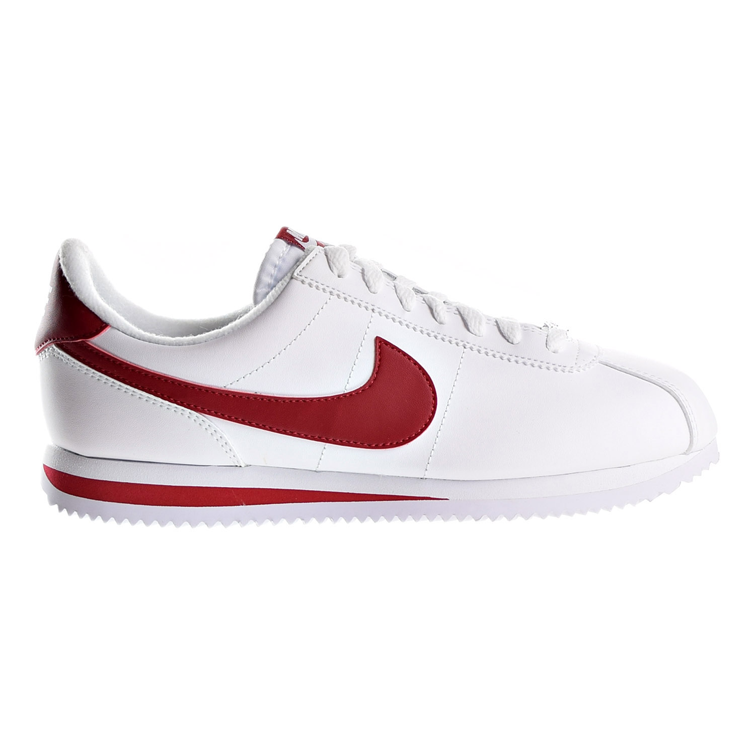 Nike Cortez Basic Leather Men's White/Gym Red 819719-101 | eBay