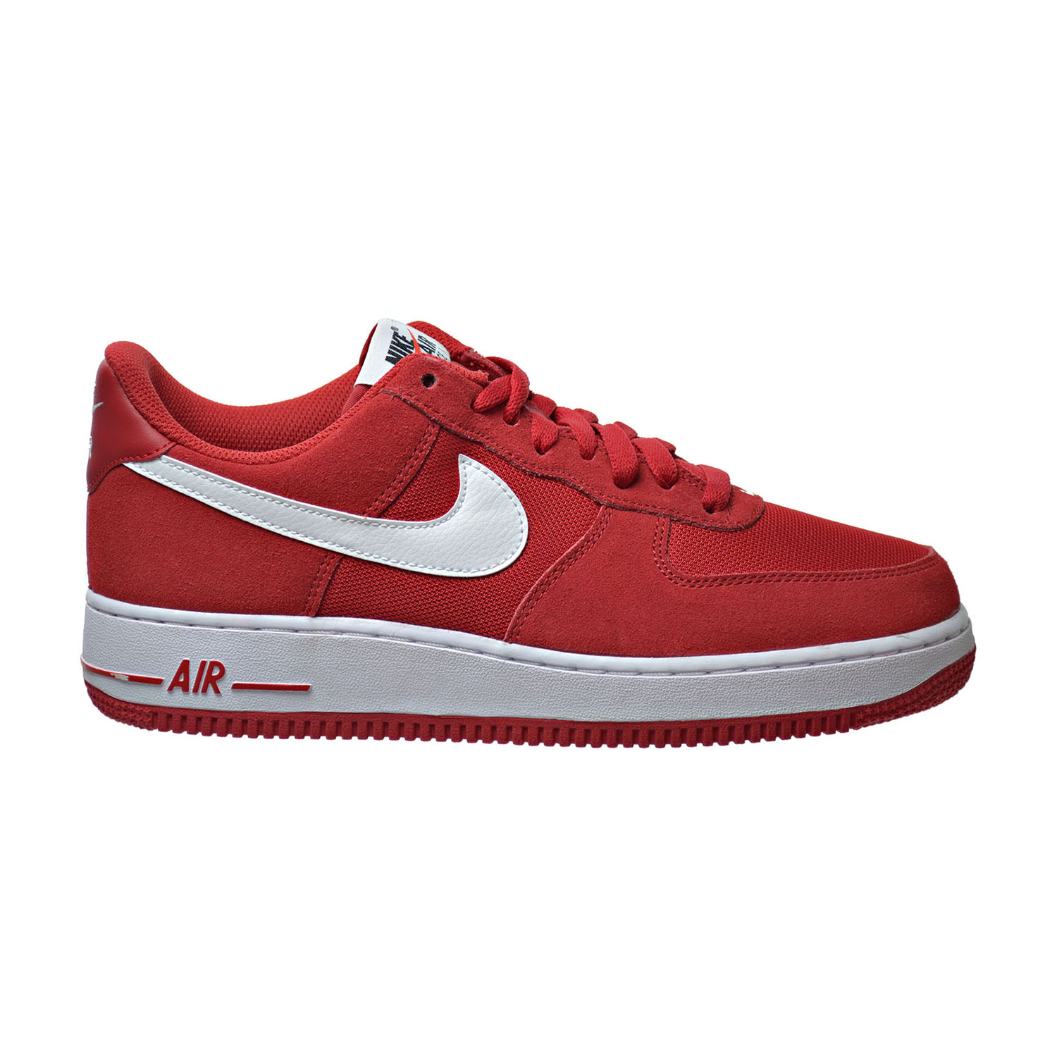 Nike Air Force 1 Men's Shoes Game Red/White Lightweight Shoes 820266 ...