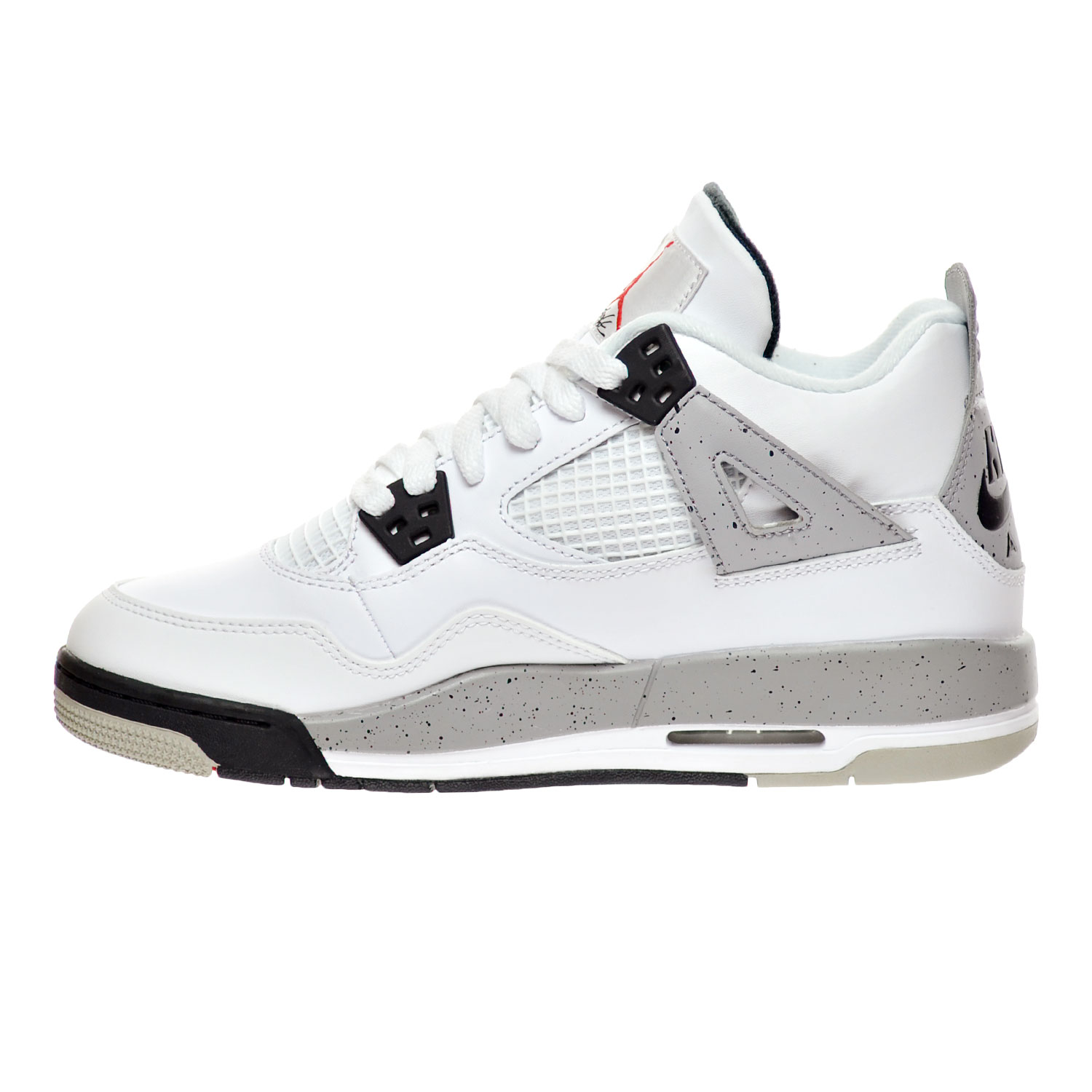Air Jordan 4 Retro OG BG 'Cement' Big Kids Shoes White-Red-Black-Grey 836016-192 | eBay