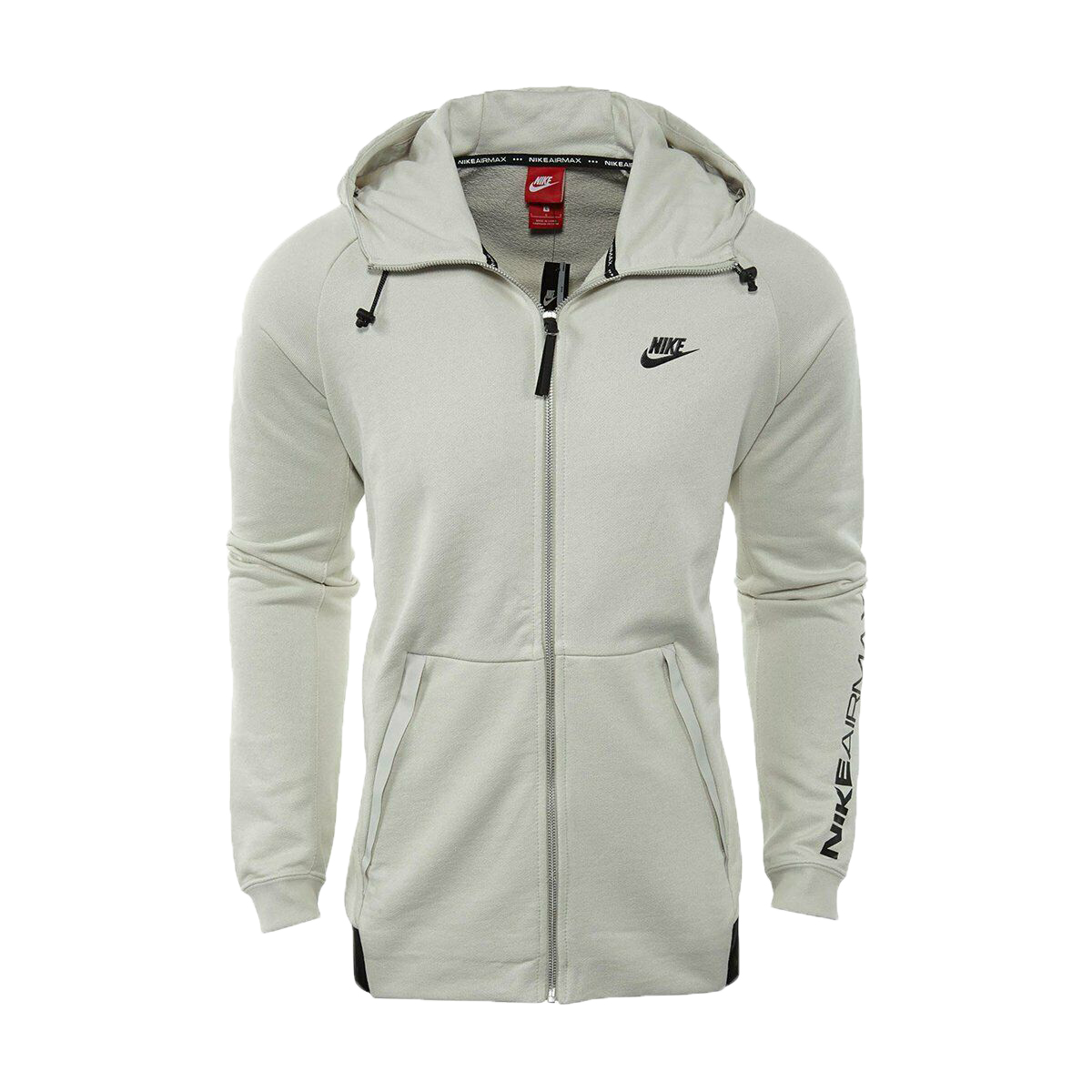 Nike Air Max Full-Zip Men's Hoodie Bone-Black 861580-072