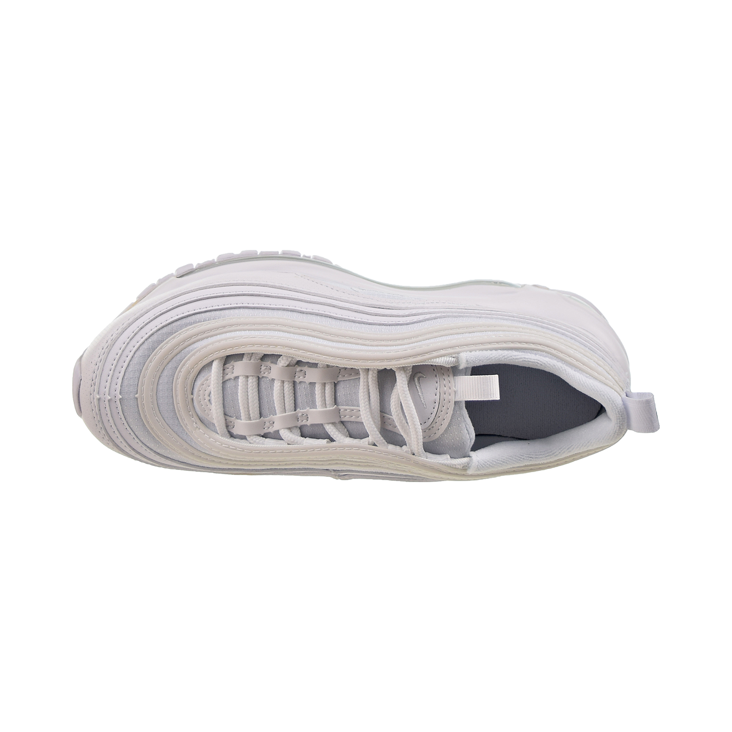 Nike Air Max 97 (GS) Big Kids' Shoes White-Metallic Silver