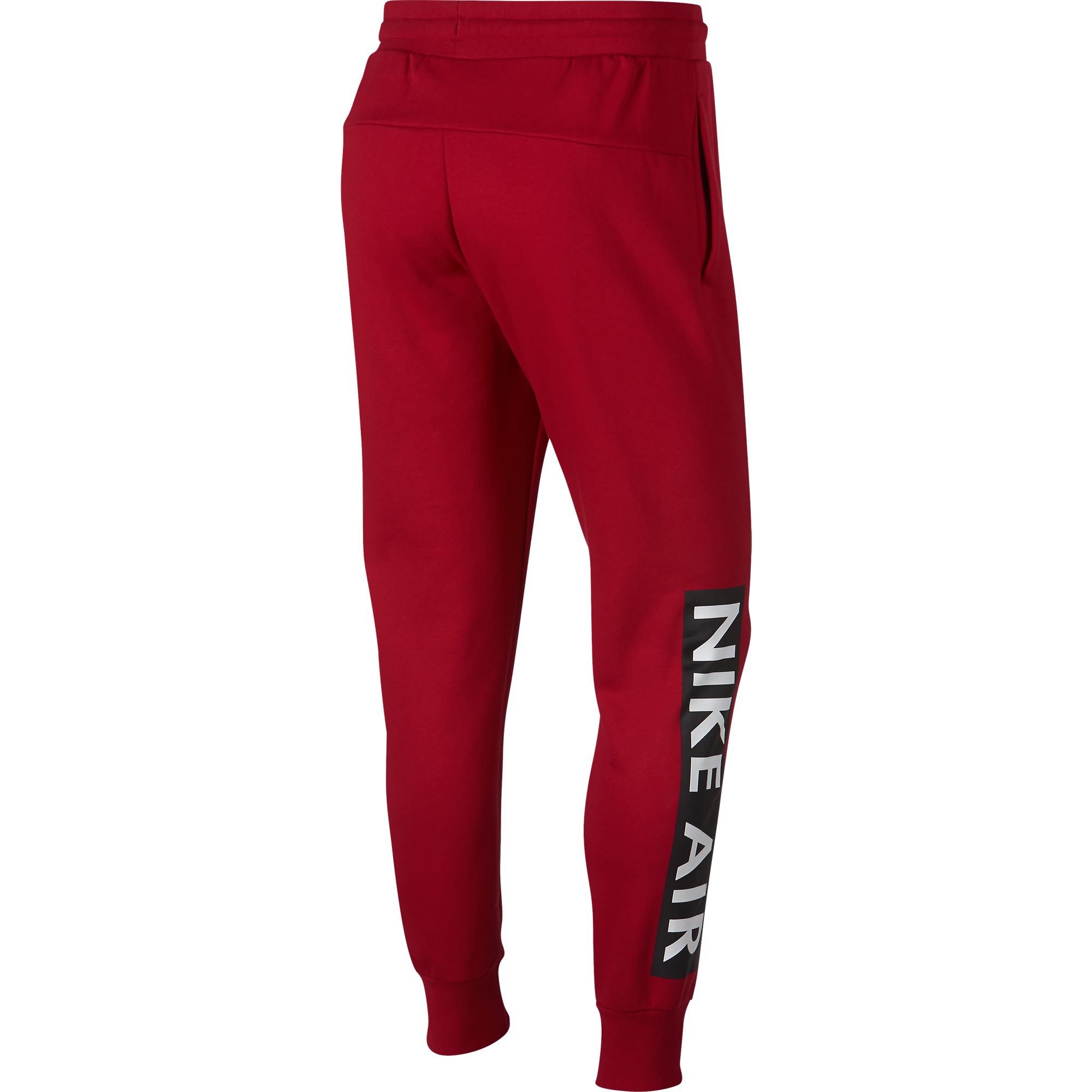 Nike Sportswear Air Fleece Men's Sweat Pants Red-Black-White 928637-687 ...