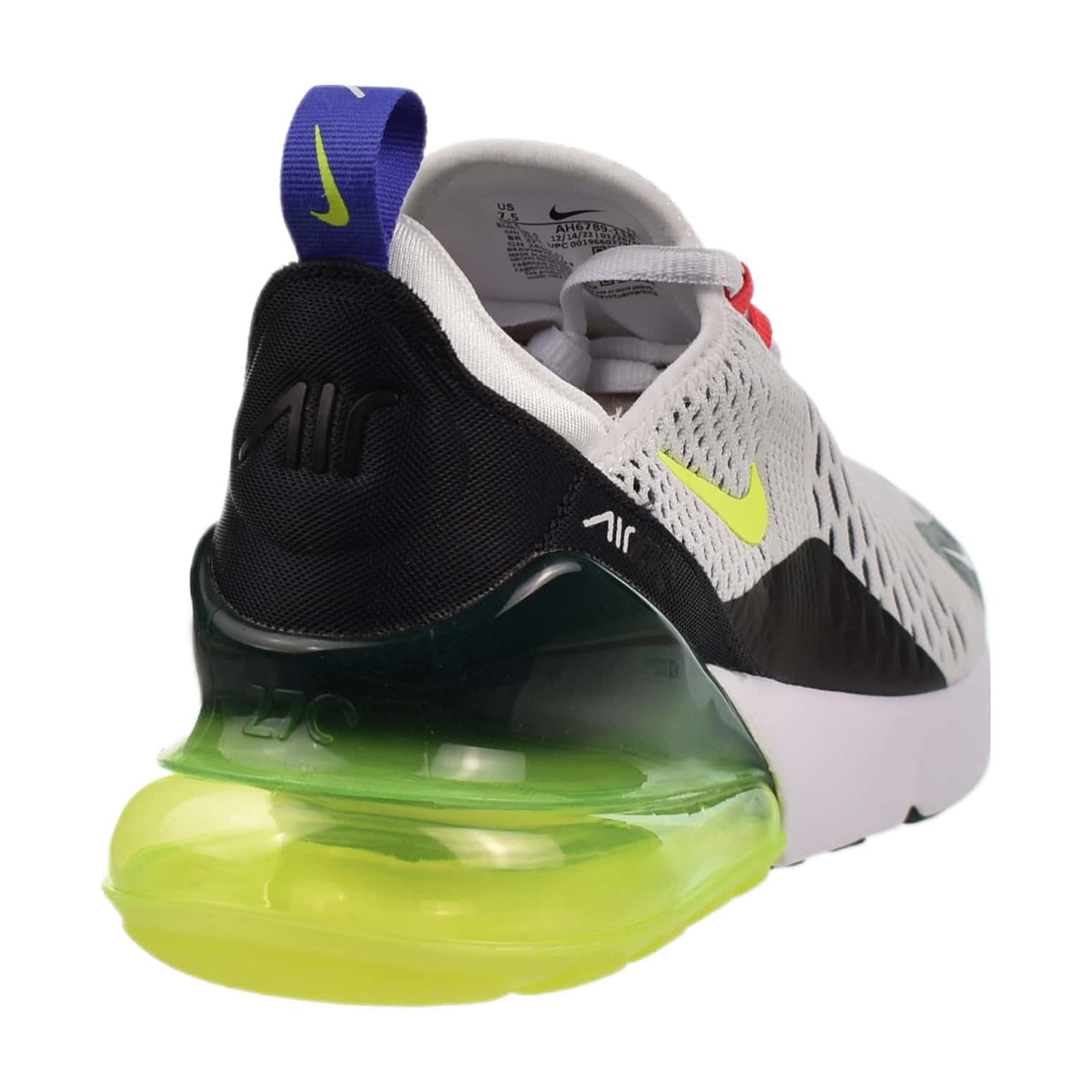 Nike Air Max 270 Women's Shoes White-Volt-Siren Red AH6789