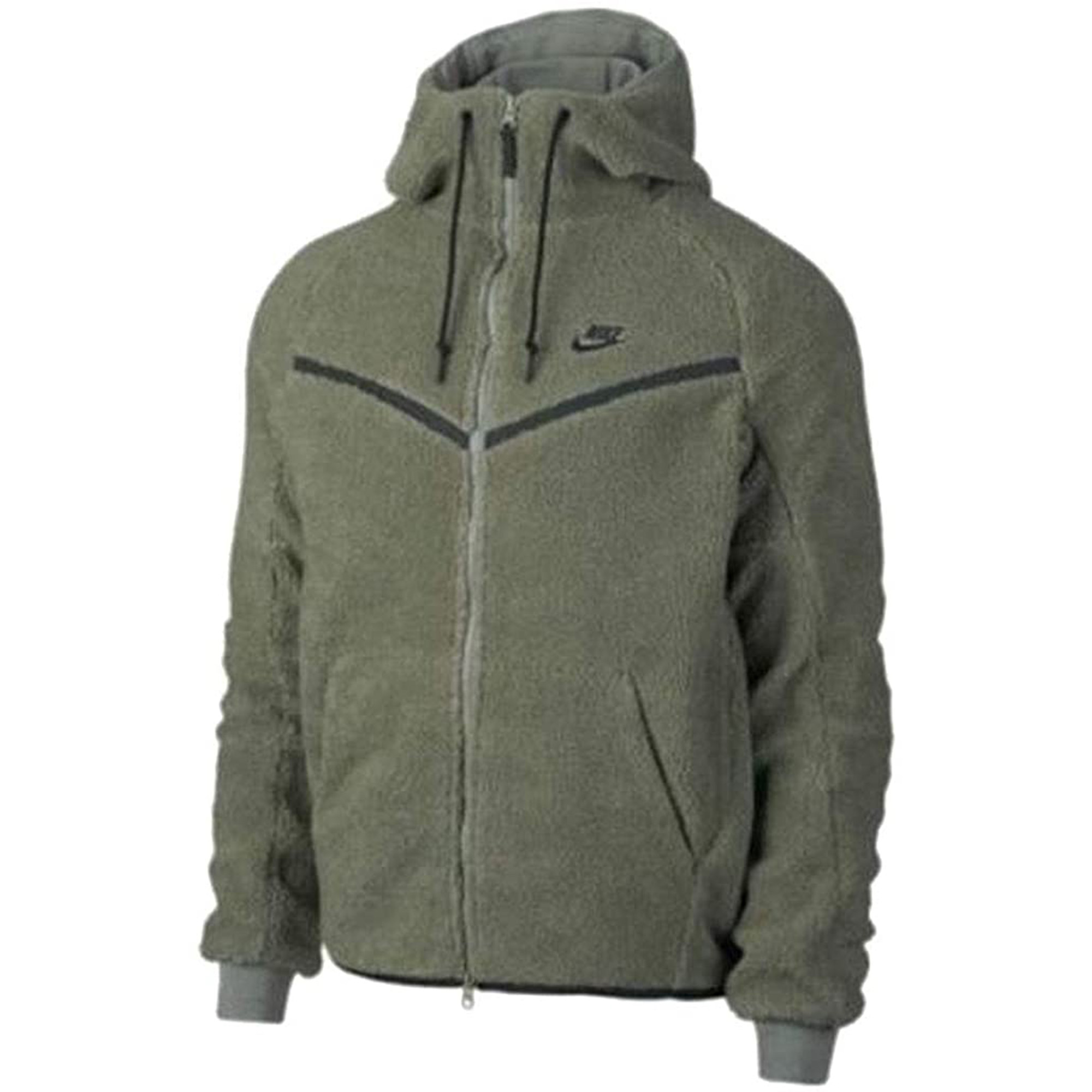nike men's 1 2 zip anorak club fleece sherpa jacket