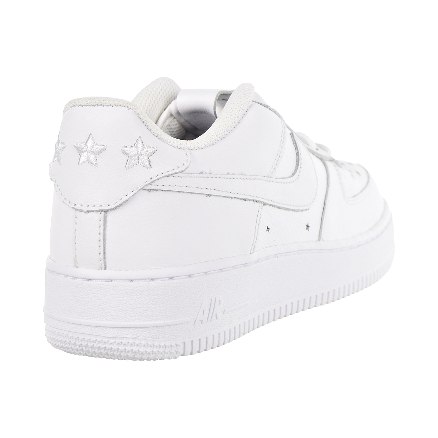 white leather nike air