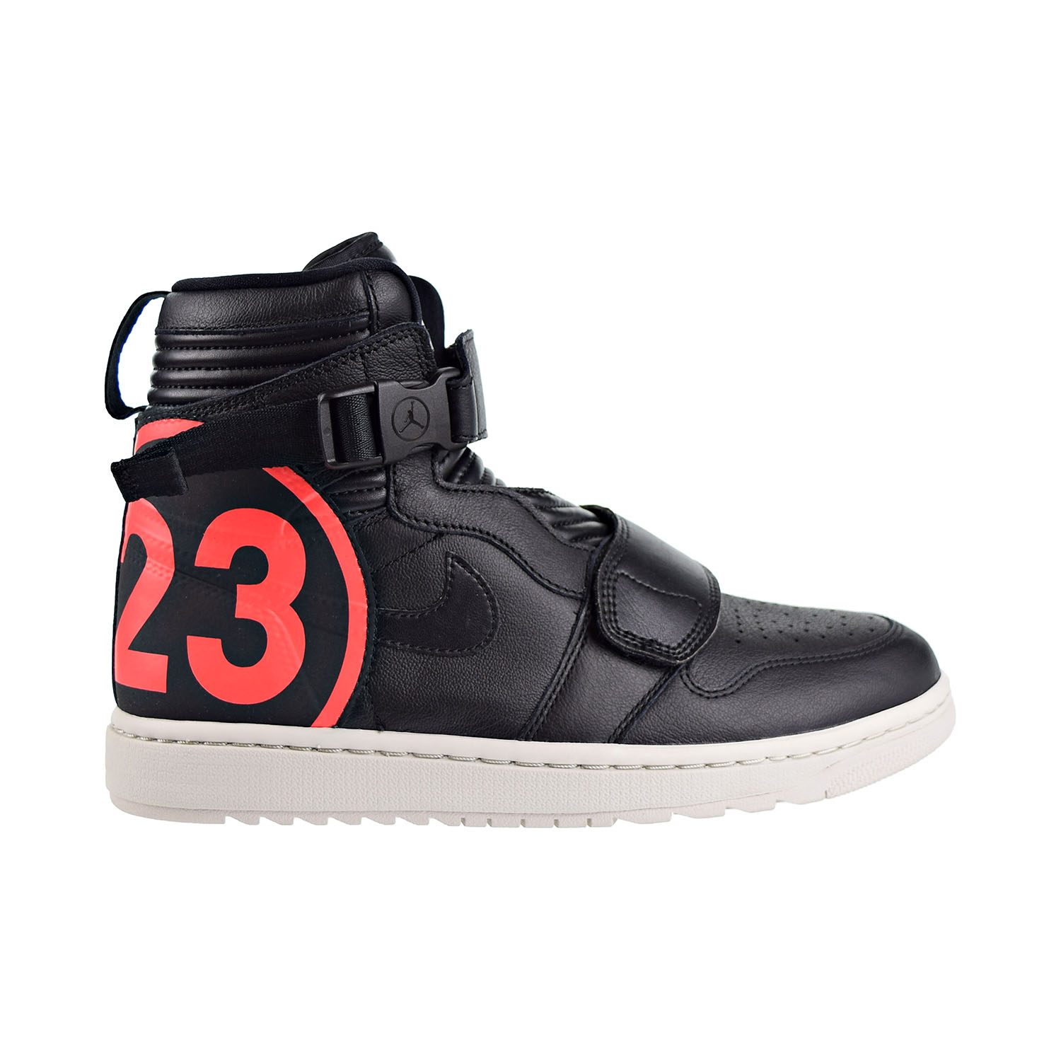 Nike Air Jordan 1 Moto Mens Shoes Black/Infrared 23/Light Bone at3146-006