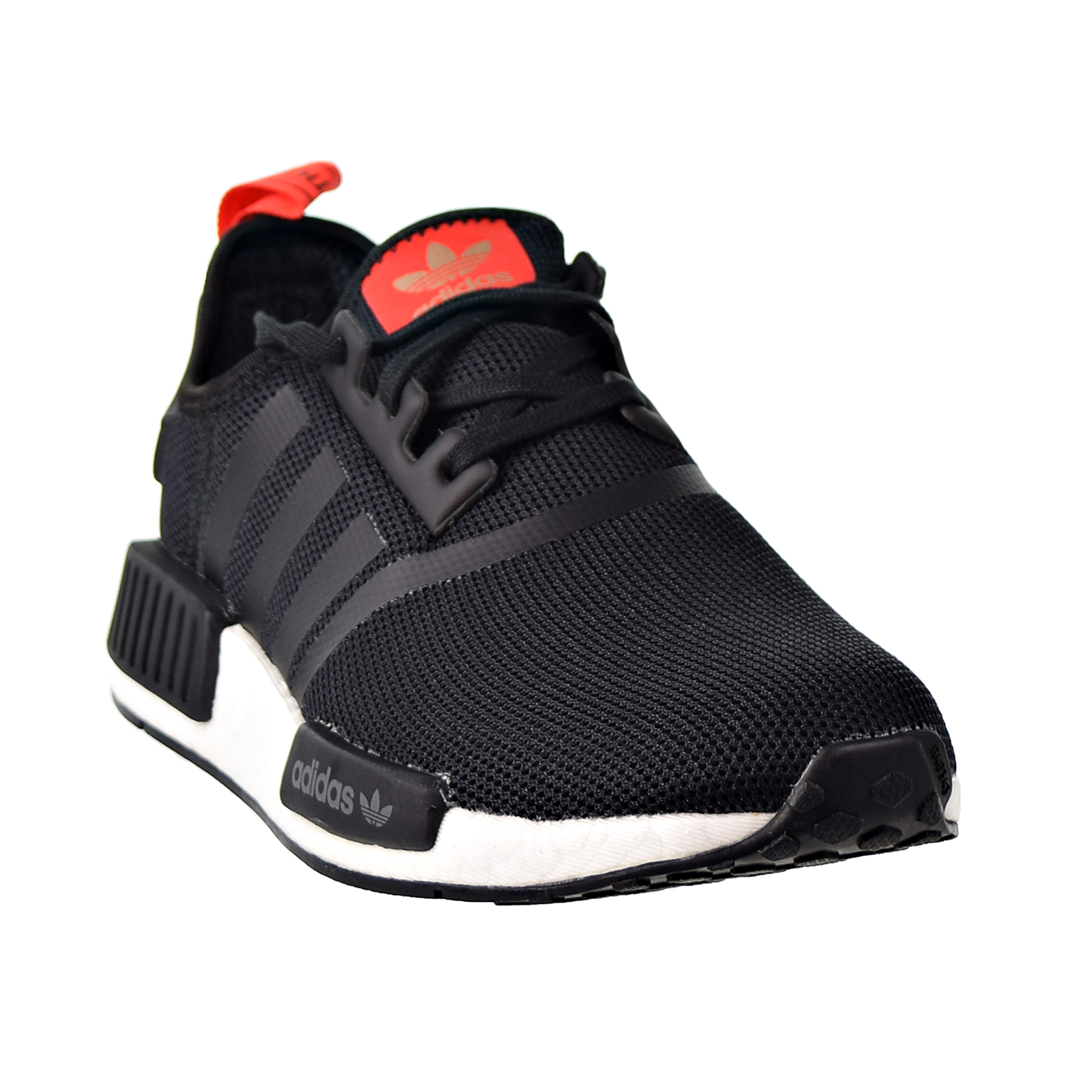 Adidas NMD_R1 Big Kids Shoes Black-White-Red B42087 | eBay