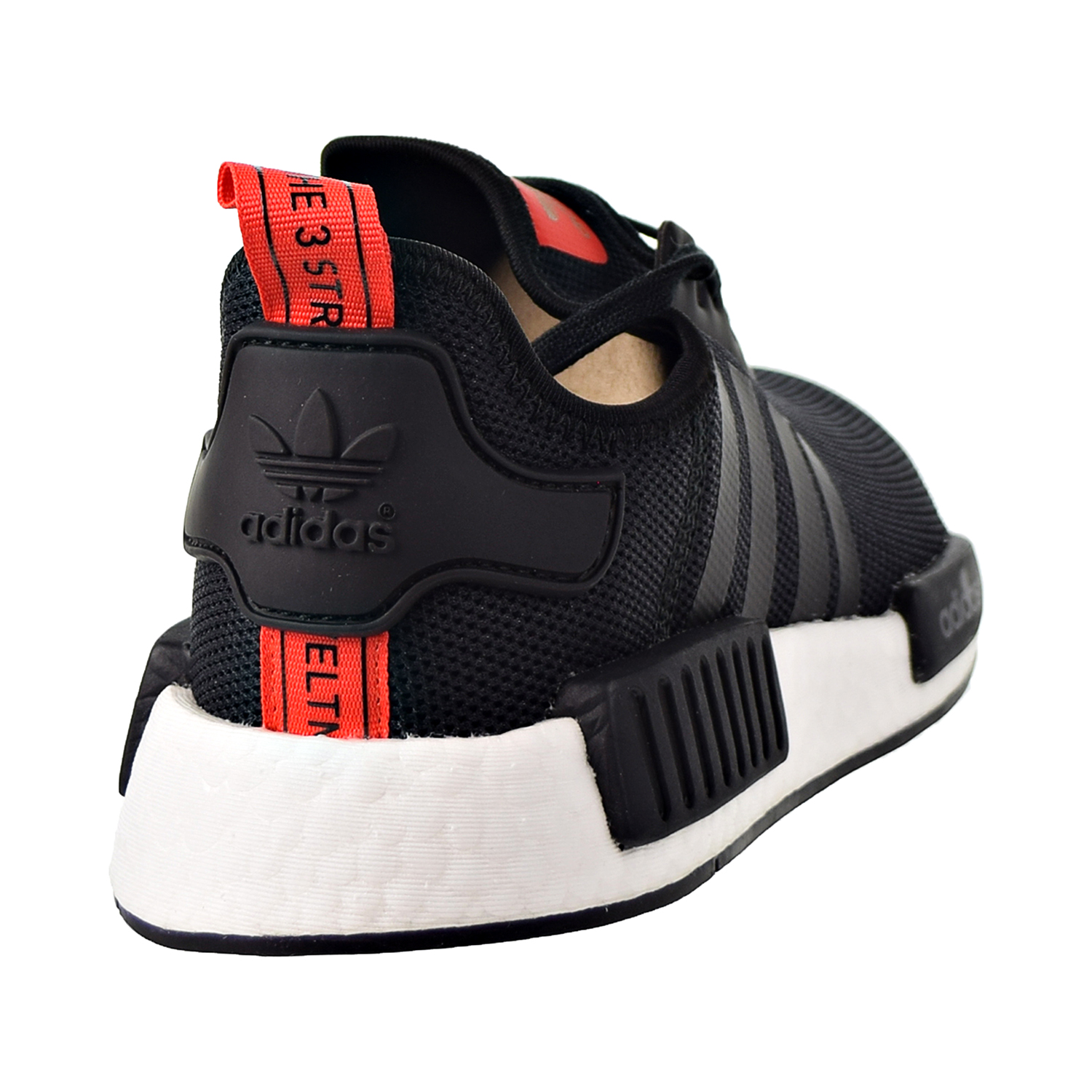Adidas NMD_R1 Big Kids Shoes Black-White-Red B42087 | eBay