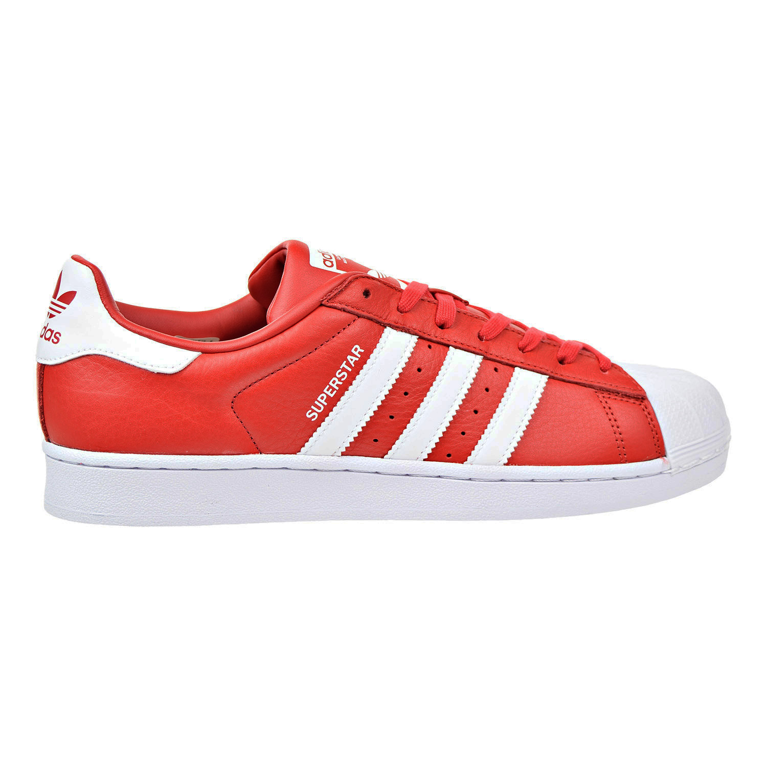 Adidas Originals Superstar Foundation Men's Shoes Red/Footwear White ...