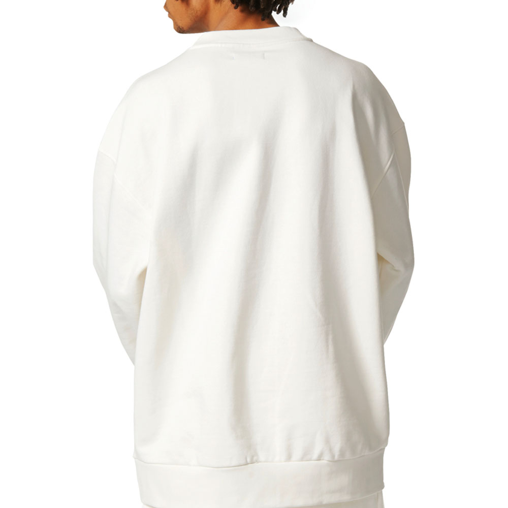 Adidas Originals ADC Oversize Crewneck Men/'s Sweatshirt Off-White bq1801