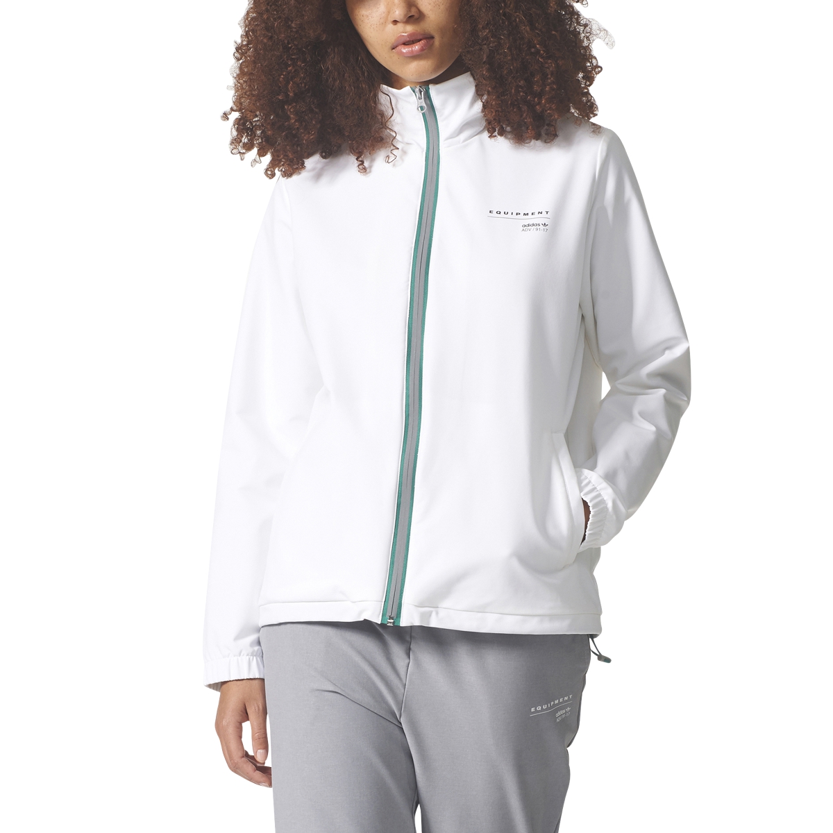 adidas high collar track jacket