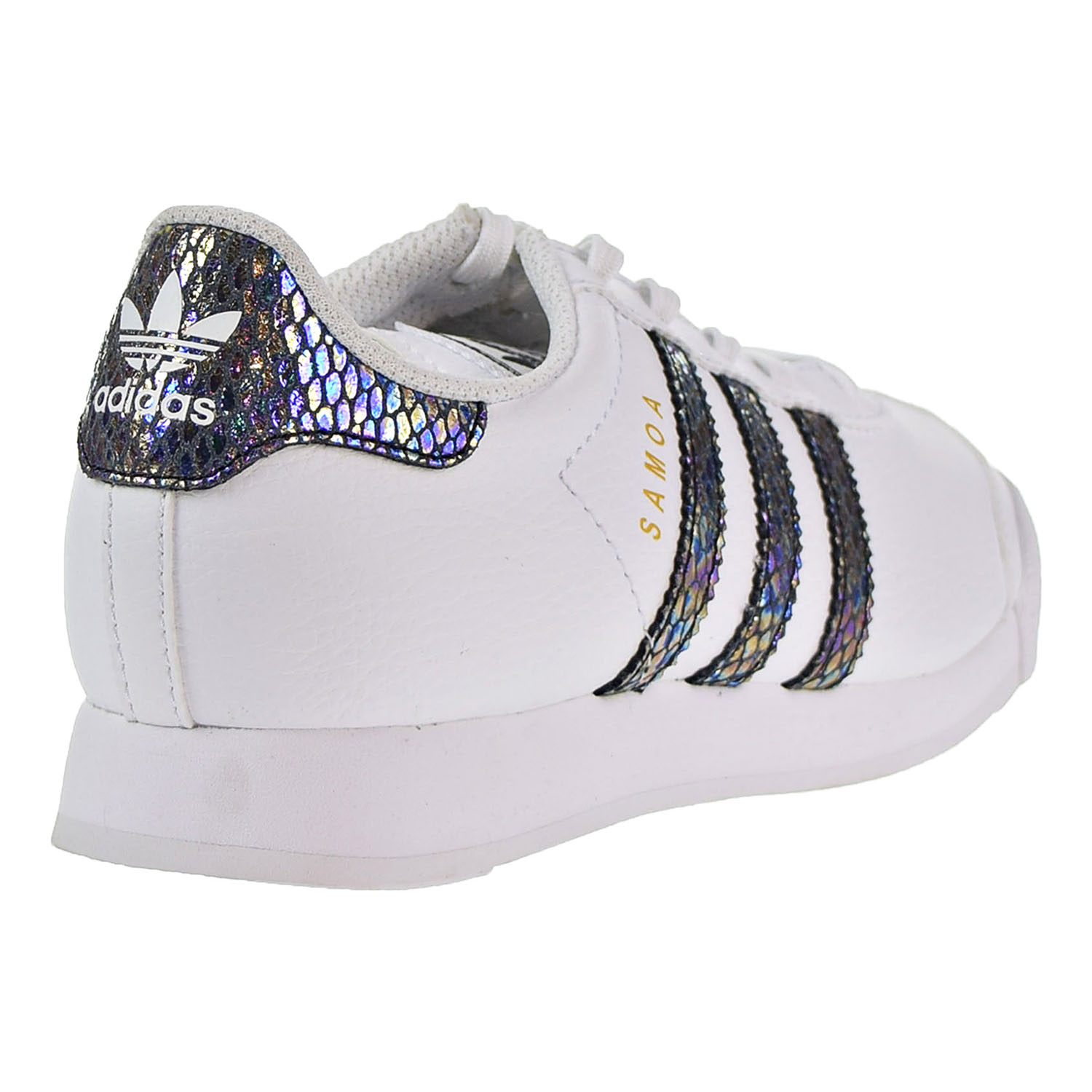 Adidas Samoa C Snake Little Kid�s Shoes WhiteBlackNoiess