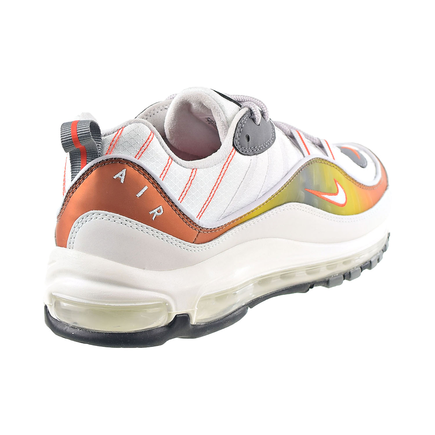 Nike Air Max 98 Se Men S Shoes Vast Grey Team Orange Summit White Cd0132 002 Ebay