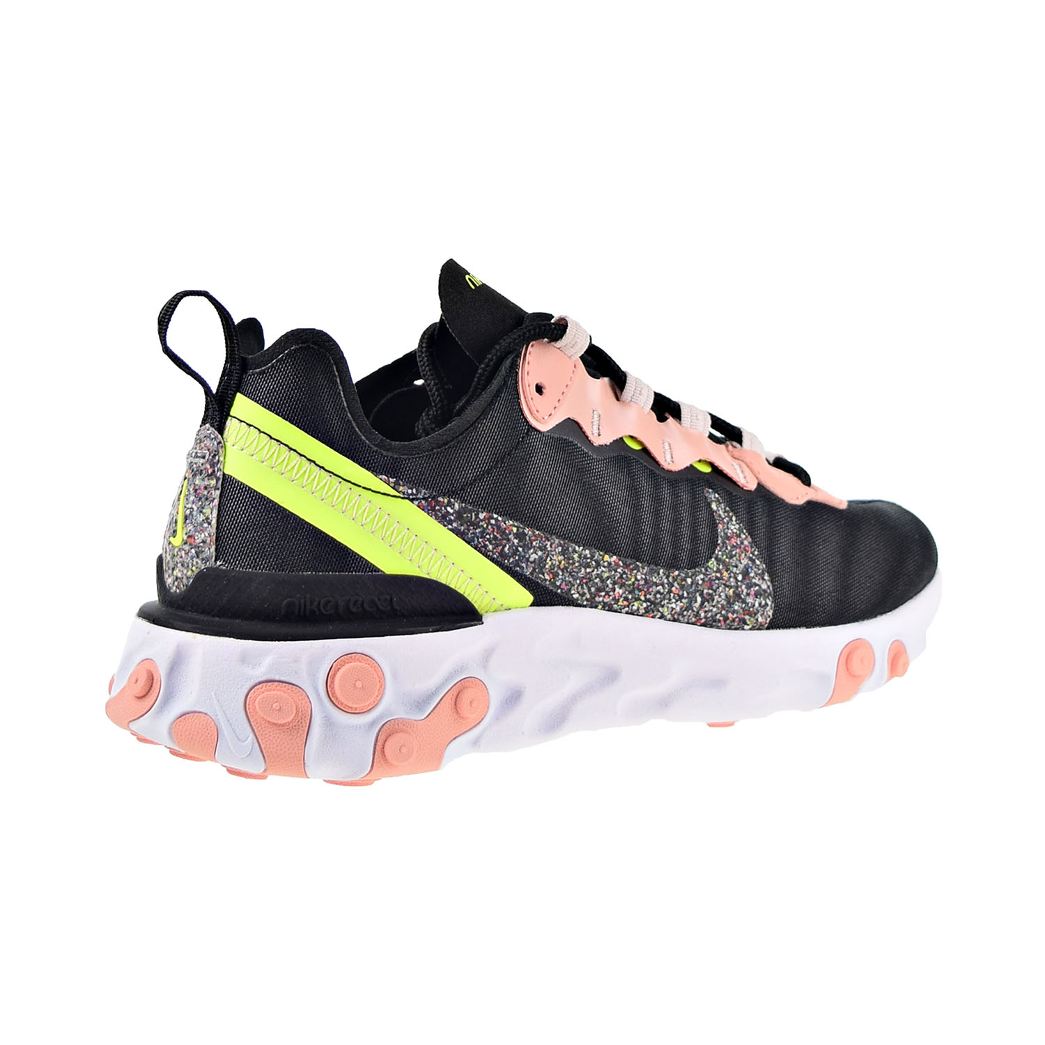nike react element 55 premium black coral stardust