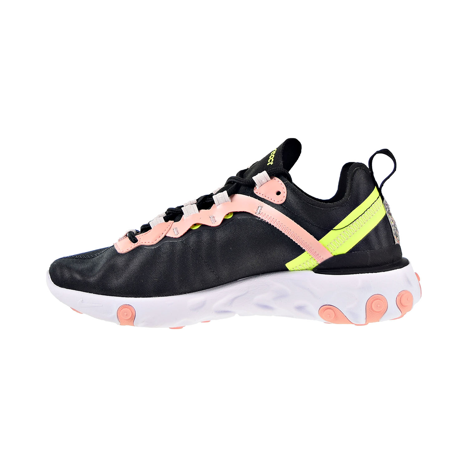 nike react element 55 premium black coral stardust