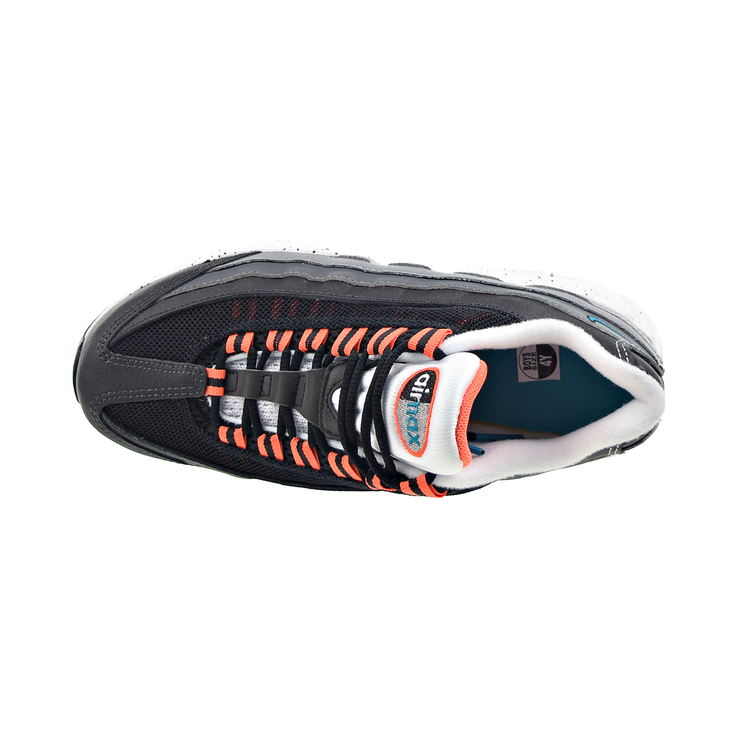 Nike Air Max 95 Recraft (GS) Big Kids' Shoes Black-Turf Orange