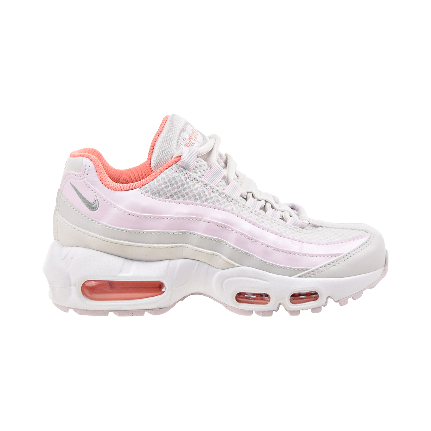 Nike Air Max 95 Recraft (GS) Big Kids' Shoes Platinum Tint-Light Violet ...