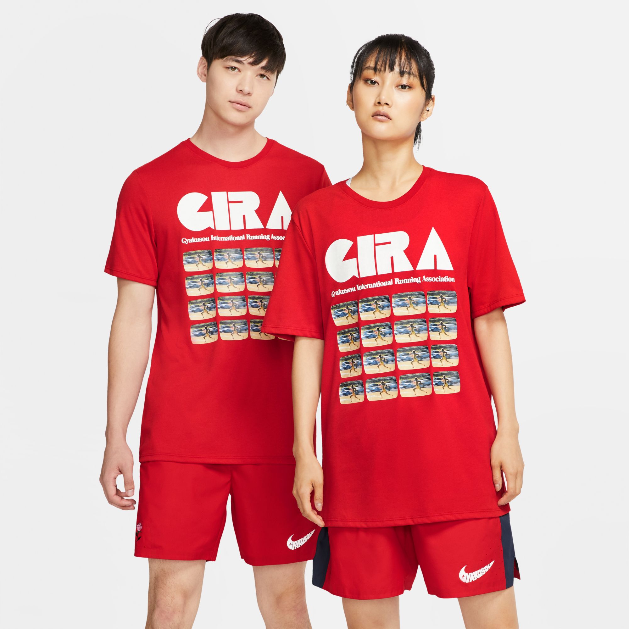 Nike x Gyakusou Men's Running T-Shirt Red CJ7823-611 | eBay