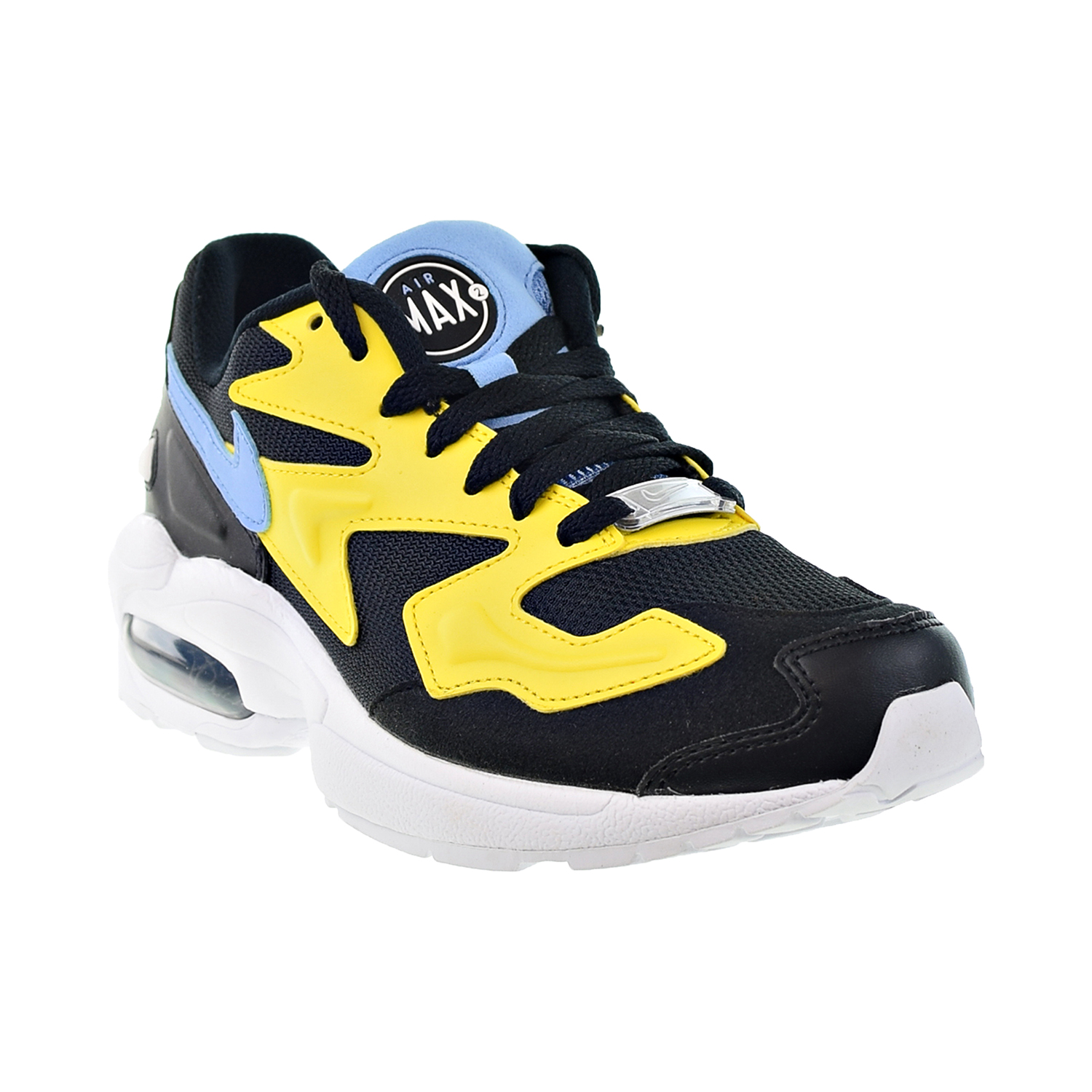 Nike Air Max2 Light Jaguars Women's Shoes Chrome Yellow-Light Blue