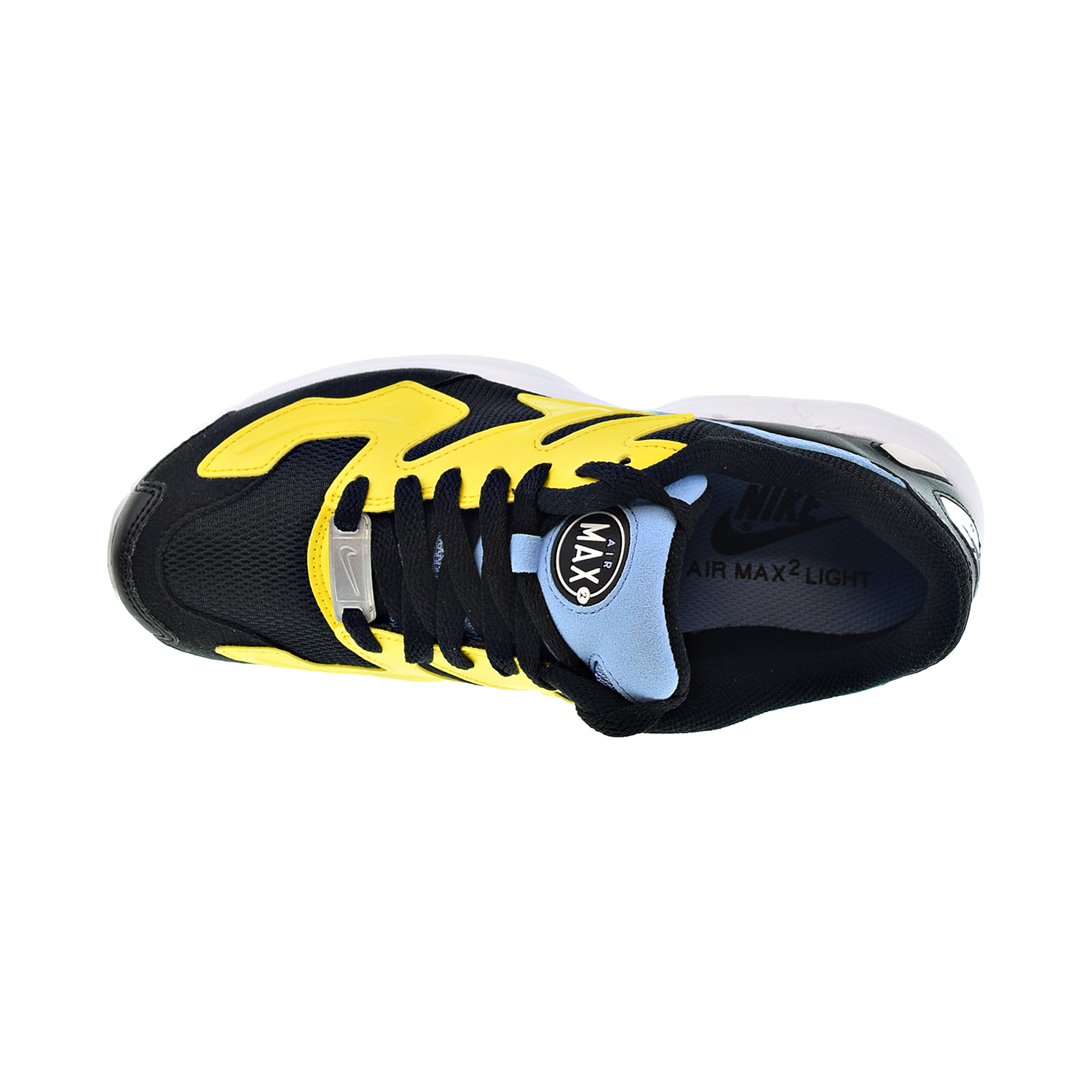 Nike Air Max2 Light Jaguars Women's Shoes Chrome Yellow-Light Blue