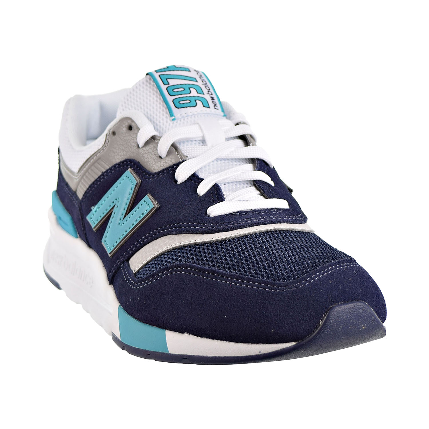 new balance 997 white aqua