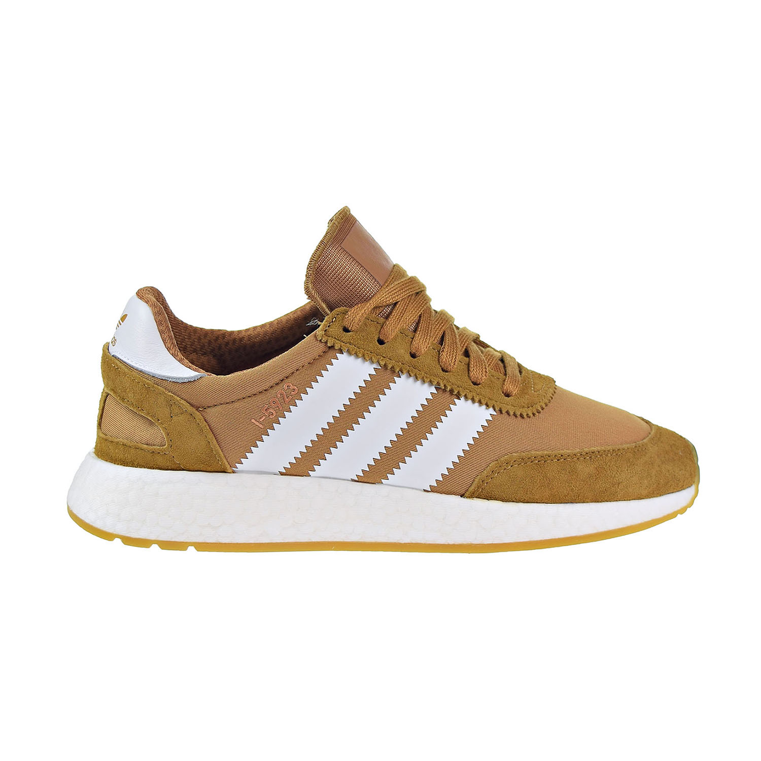 white and tan adidas shoes