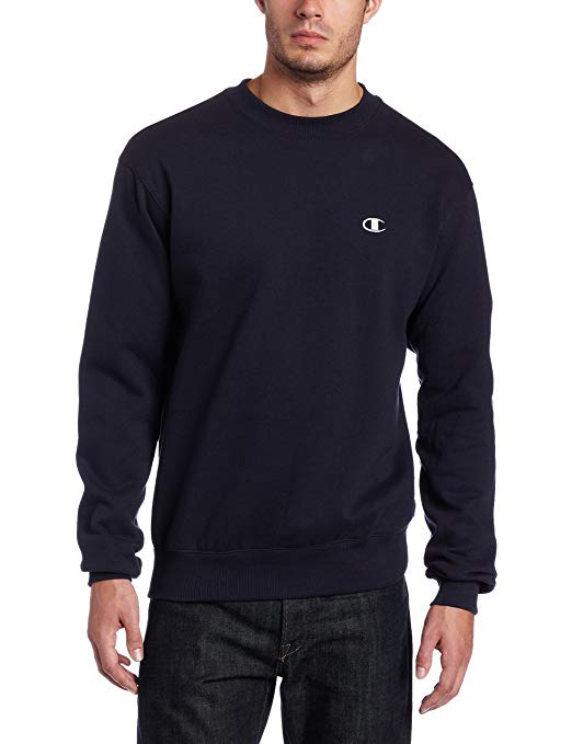 champion men's eco fleece crew sweatshirt