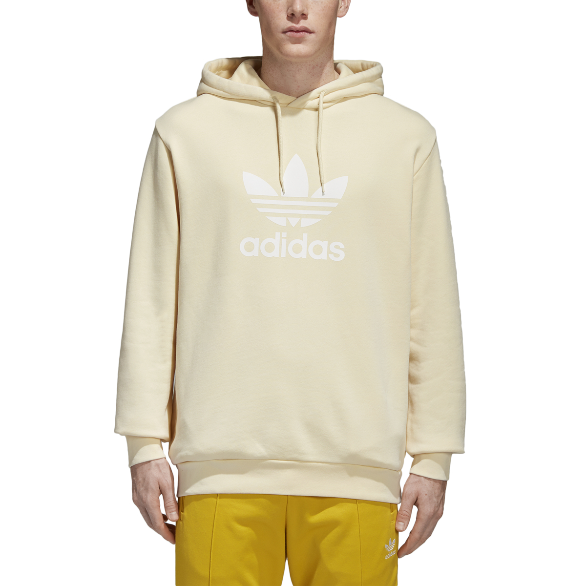 white adidas pullover hoodie