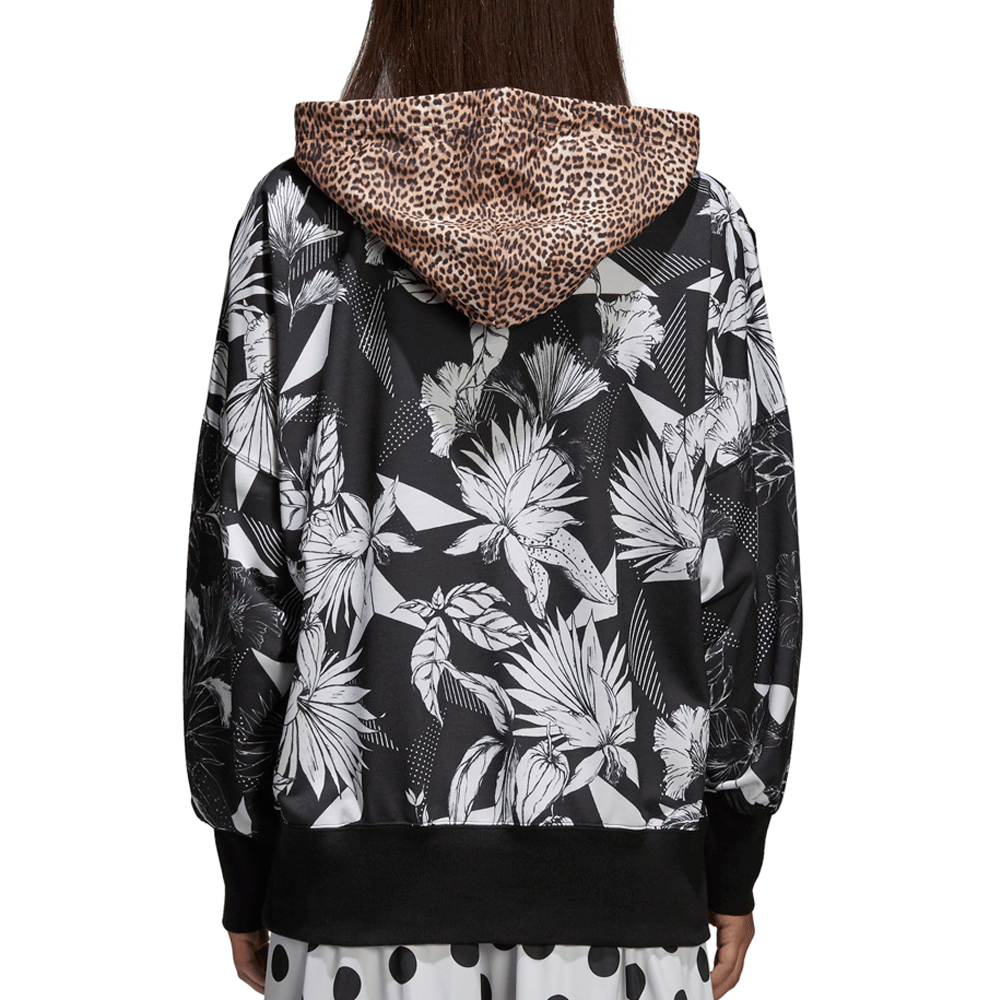 Adidas Originals Farm Print Women's Pullover Hoodie Black-Multicolor ...