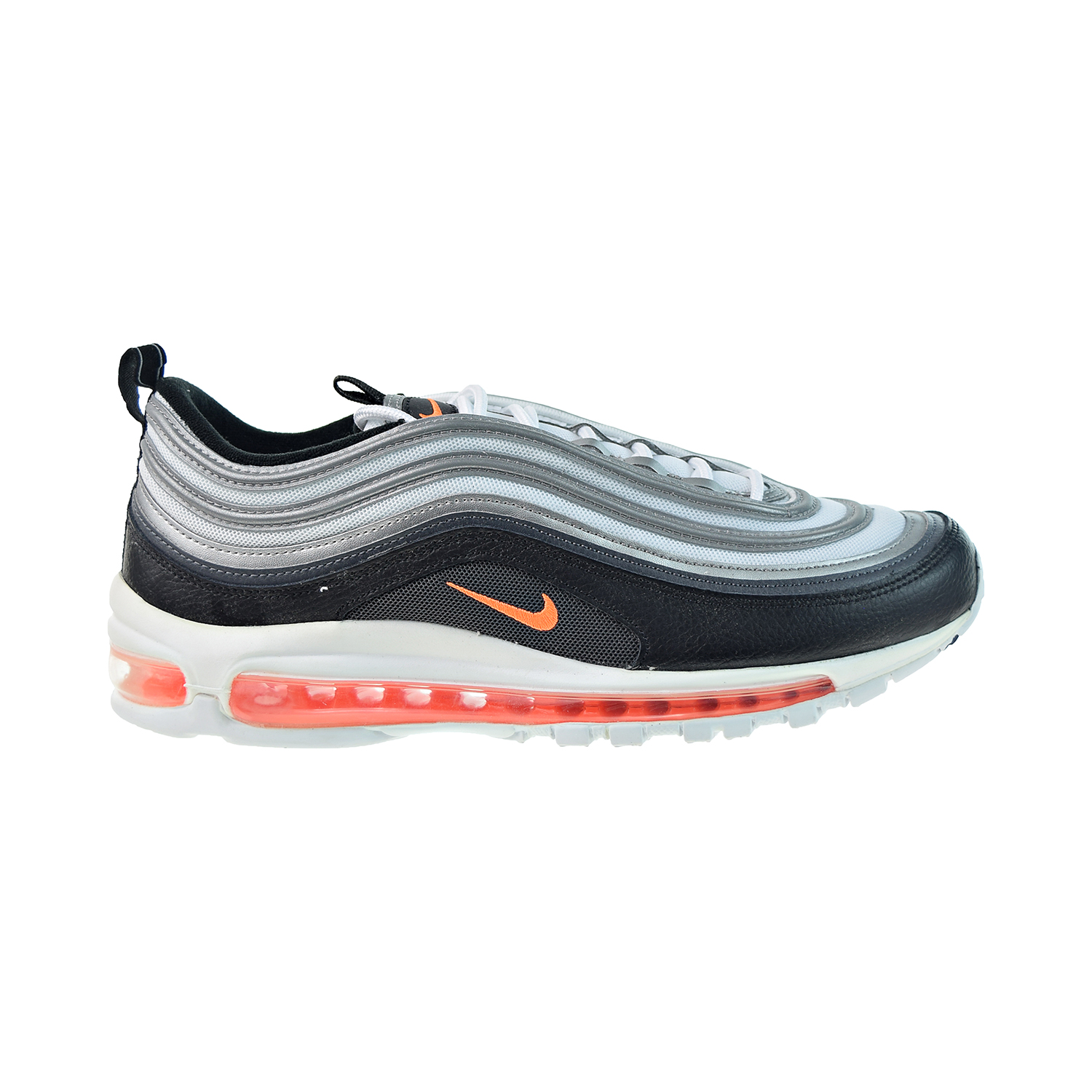 white orange air max 97