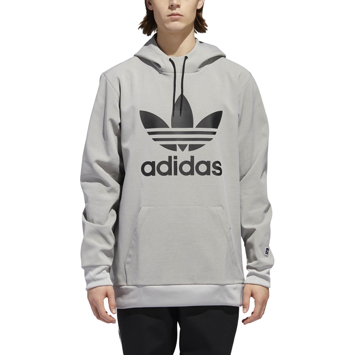 grey and black adidas hoodie