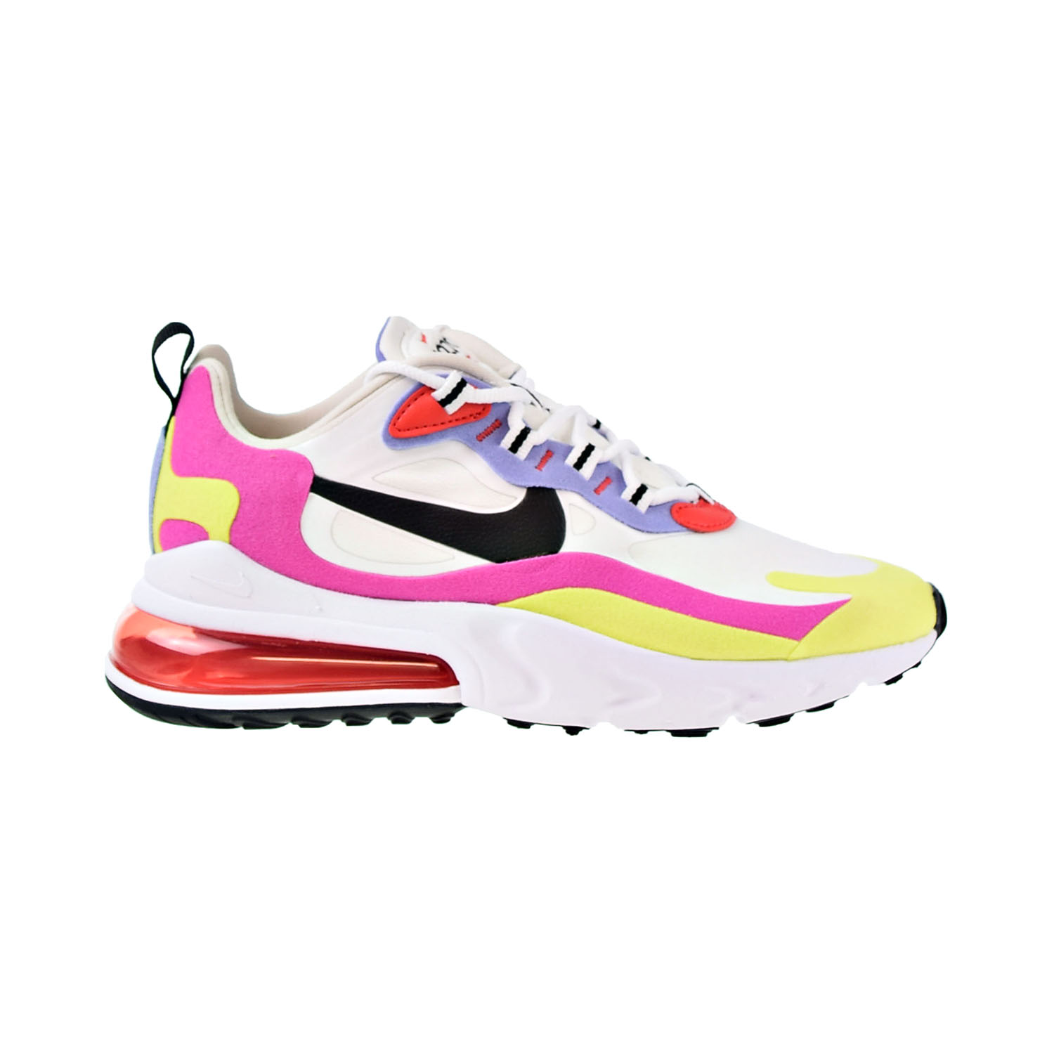 Nike Air Max 270 React Women S Shoes White Light Thistle Black Cz9351 100 Ebay