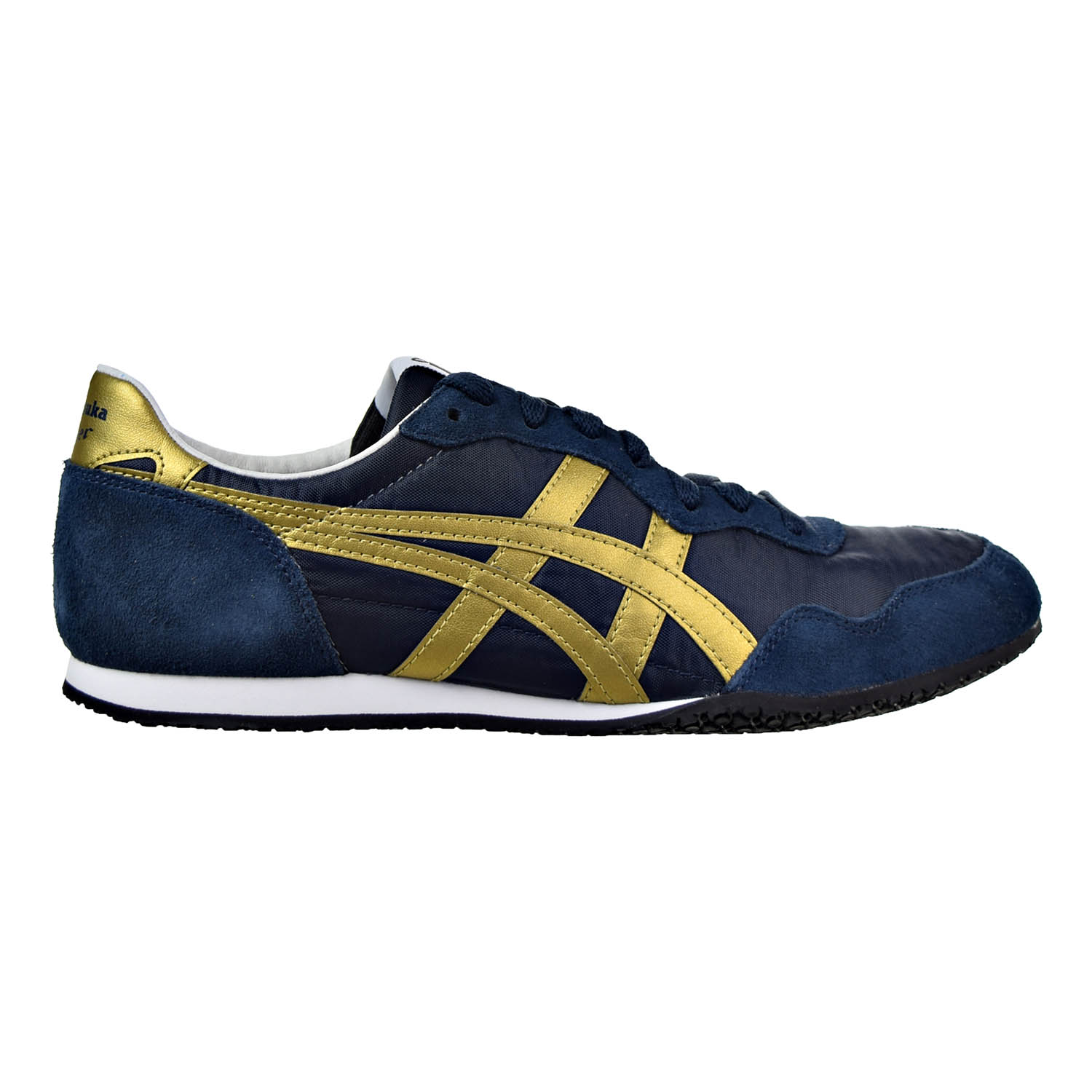 Onitsuka Tiger Serrano Men's Shoes Navy/Gold d109l-5094 | eBay