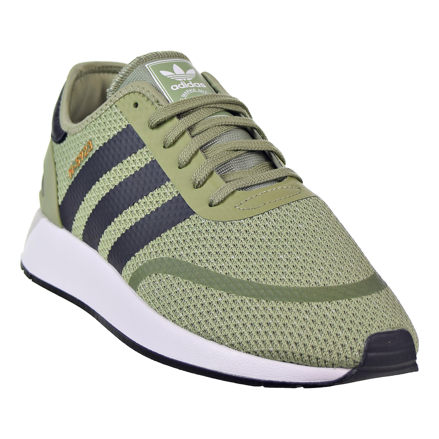 Adidas N5923 Mens Shoes Tent GreenCarbonFootwear White