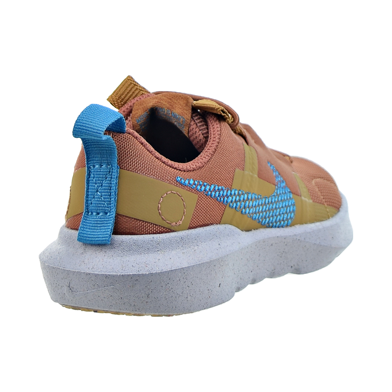 nike crater impact trainers in off white yellow and blue