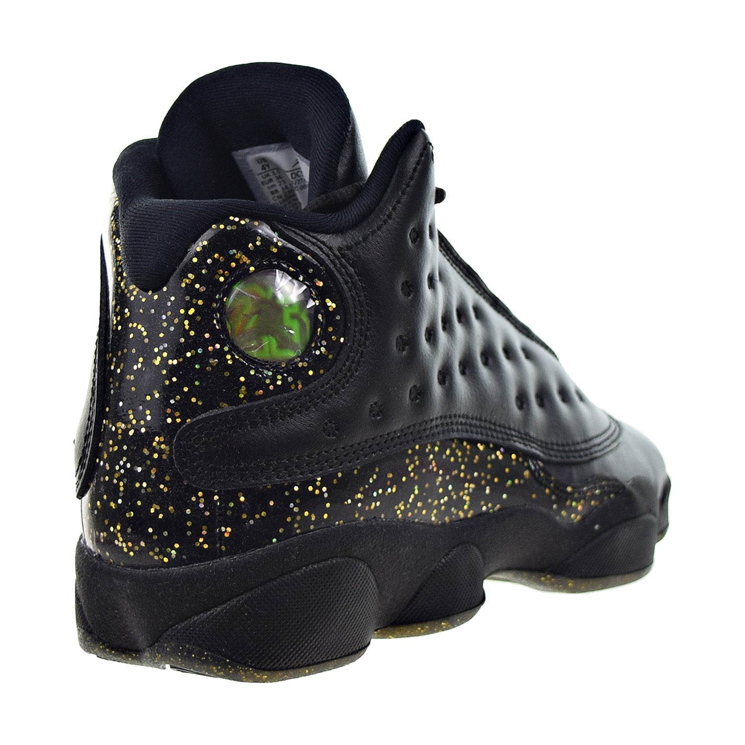 Air Jordan 13 Retro &quot;Gold Glitter&quot; Big Kids� Shoes Black