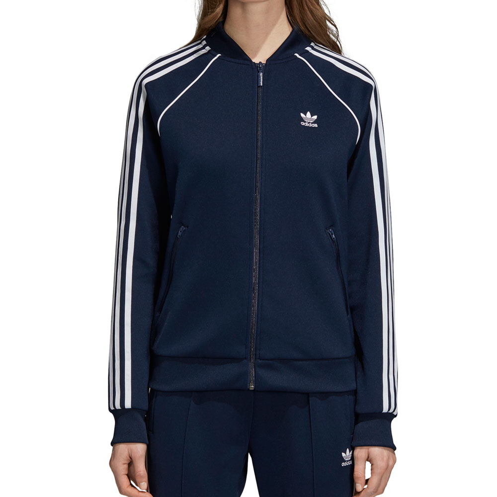 Adidas Originals Superstar Women's Track Jacket Collegiate Navy-White dh3133  | eBay