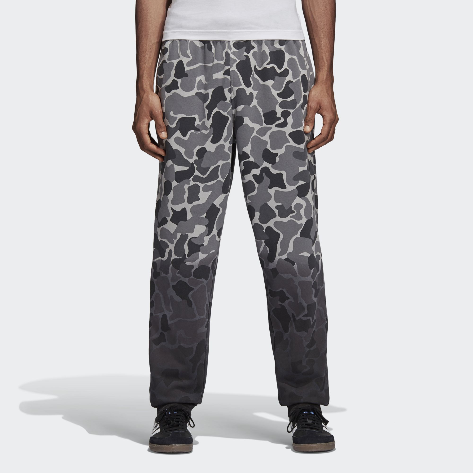 Adidas Men's Originals Camouflage Dip-Dyed Pants Gray Camo-Black dh4808 ...